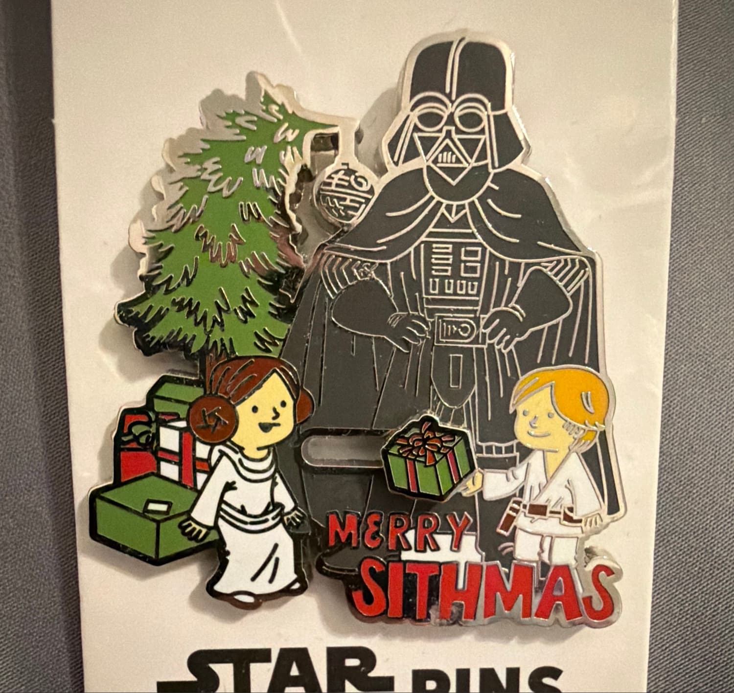 Merry Sithmas - Darth Vader, Luke Skywalker, Princess Leia front
