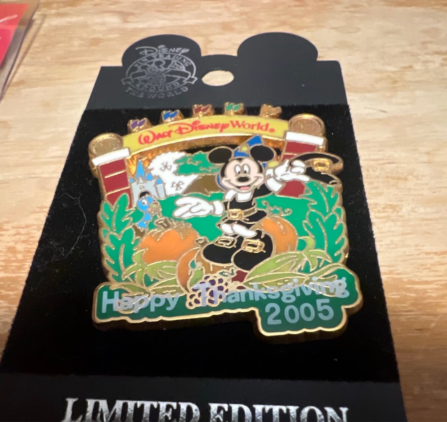 Happy Thanksgiving 2005 Mickey Mouse front