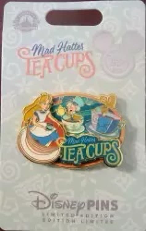 Mad Hatter Tea Cups Ride with Alice, Mad Hatter and the March Hare front