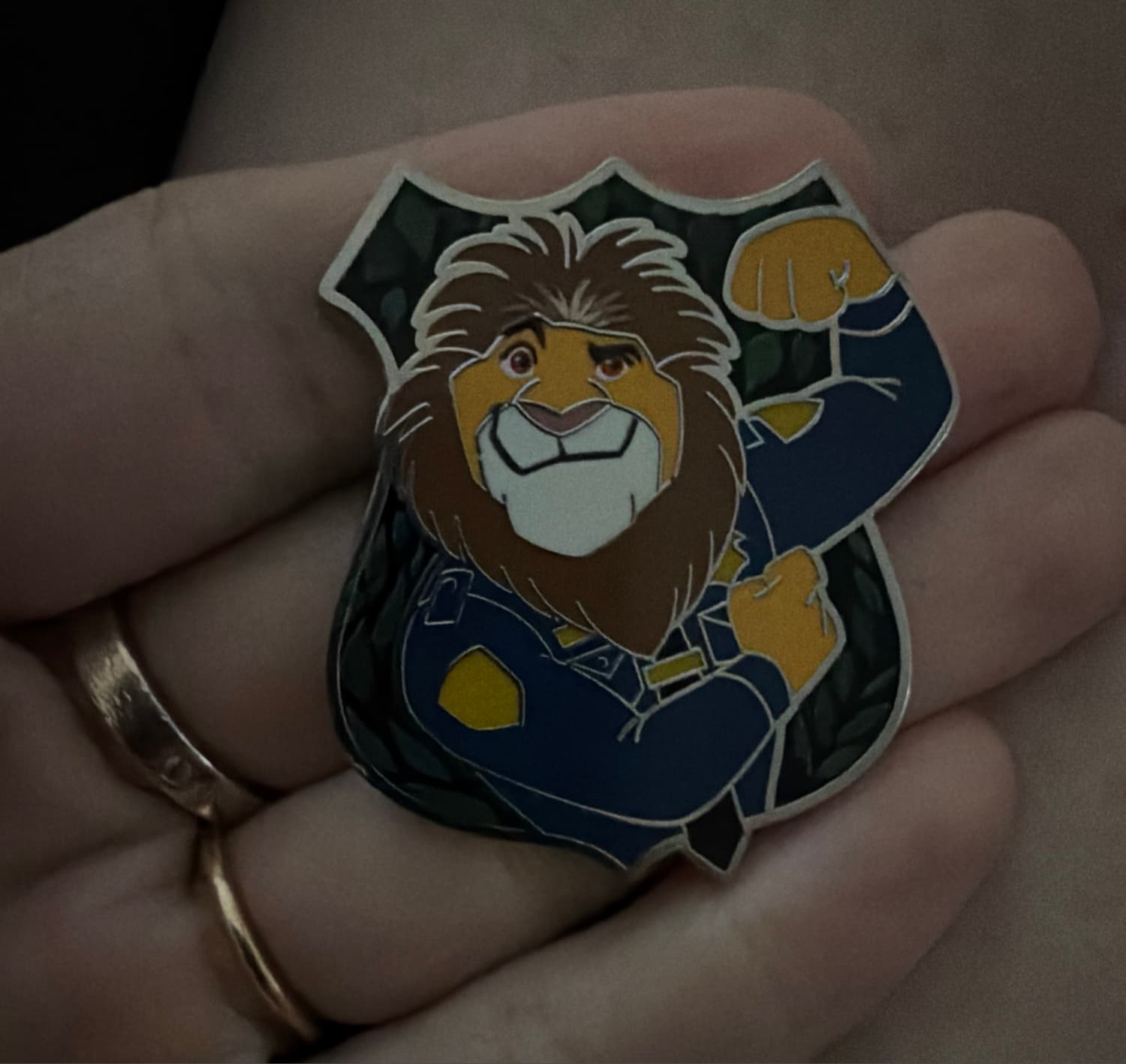 Officer Delgato - Zootopia ZPD - Mystery Pin front