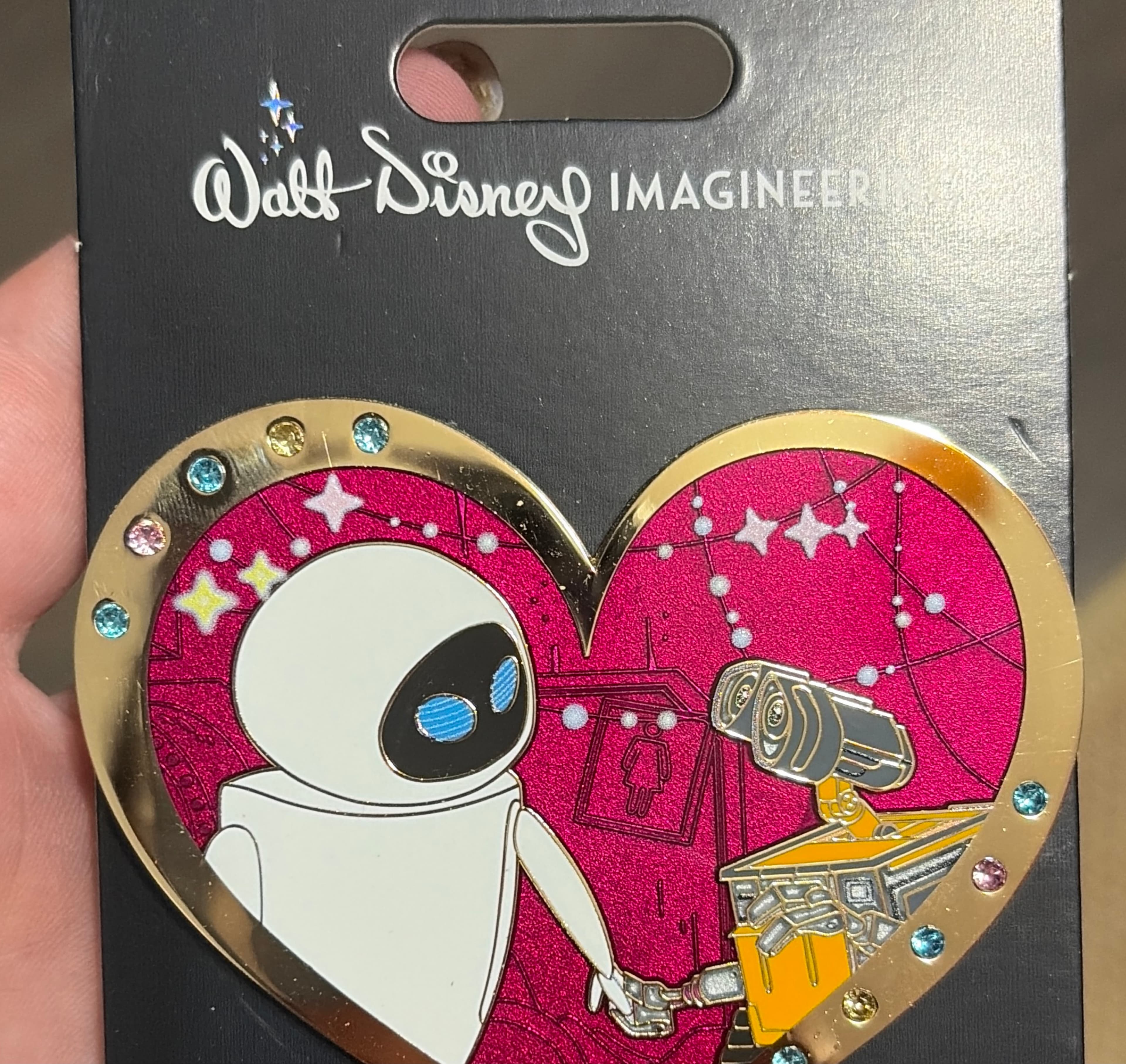 Valentine's Day 2026 Pin - Wall•E & EVE - Walt Disney Imagineering front