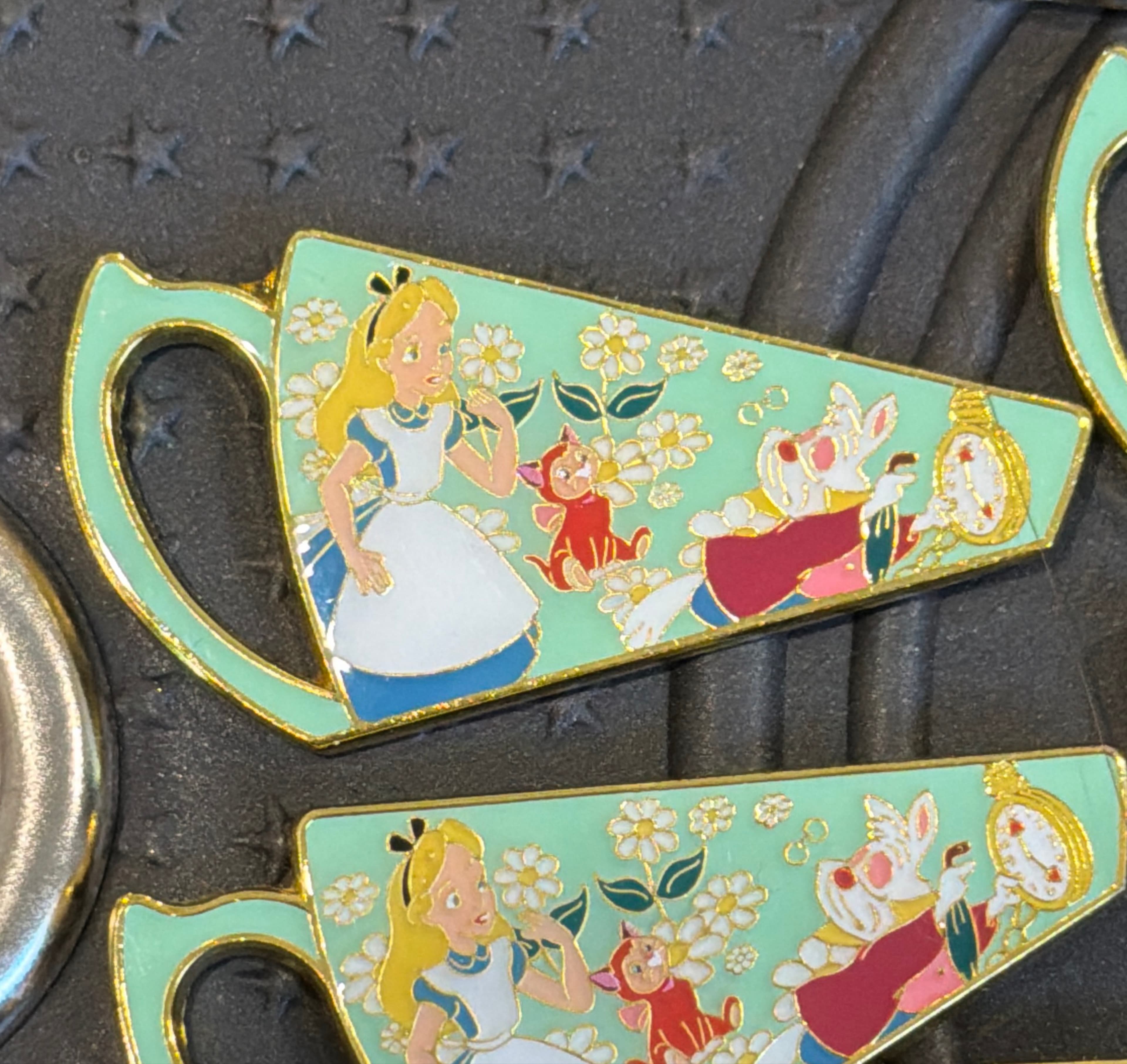 Alice, Dinah, & The White Rabbit Teacup front