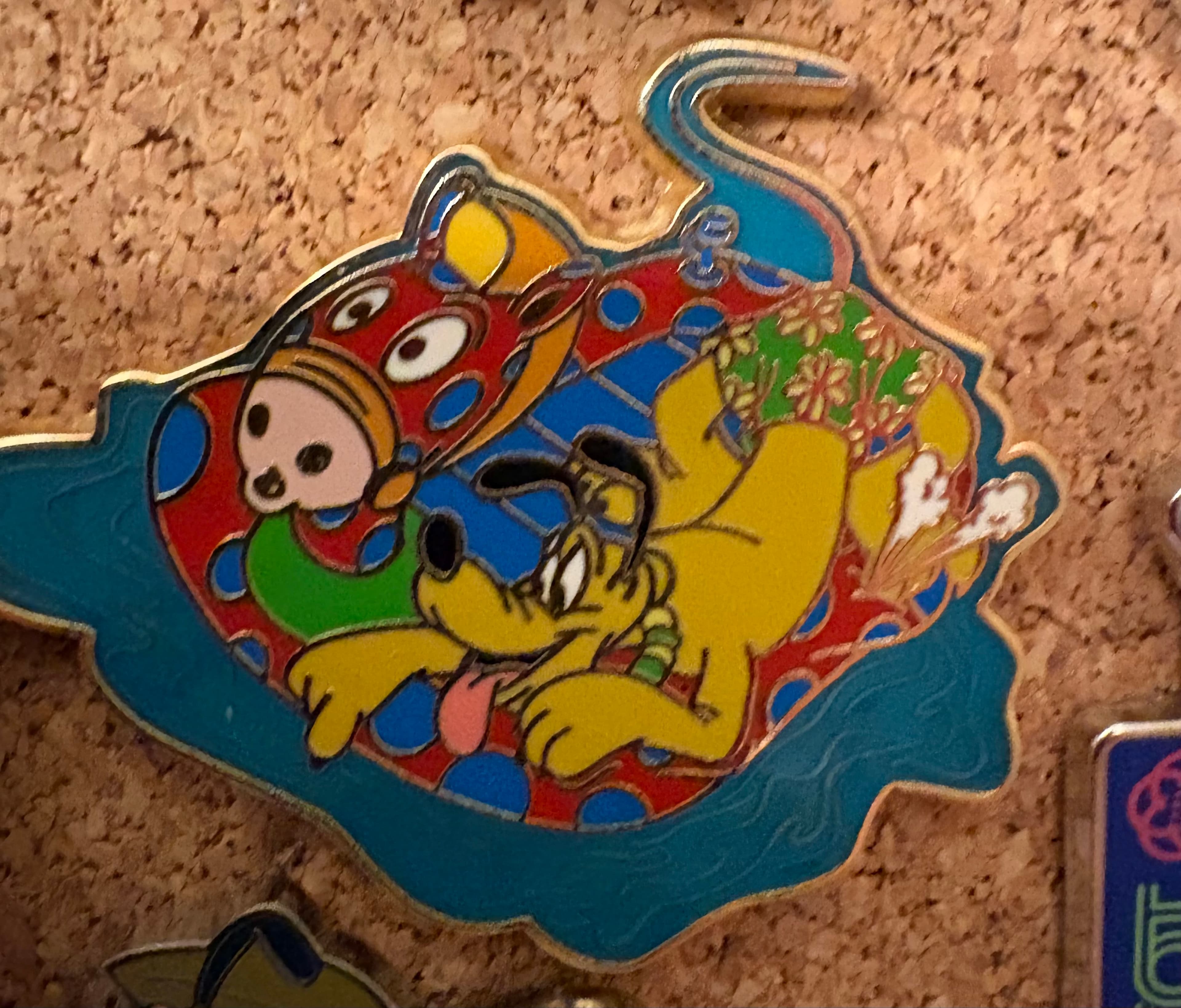 Pluto on Deflating Inflatable Floaty Raft front