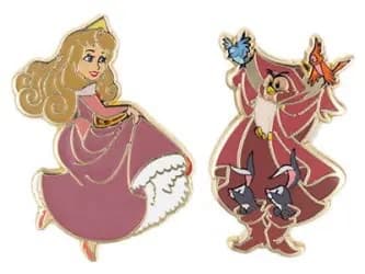 Aurora with owl, birds, and rabbits front