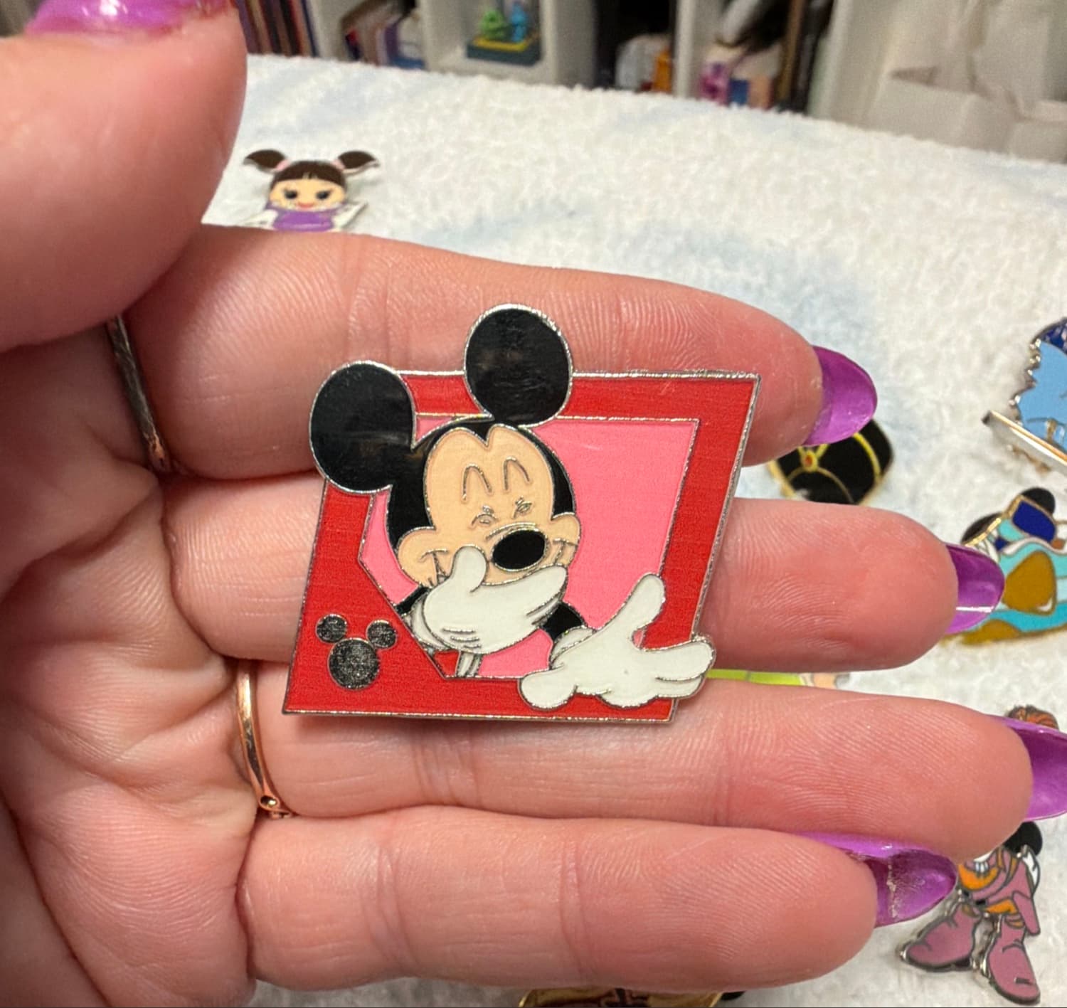 Mickey Mouse Laughing Offset Frame front