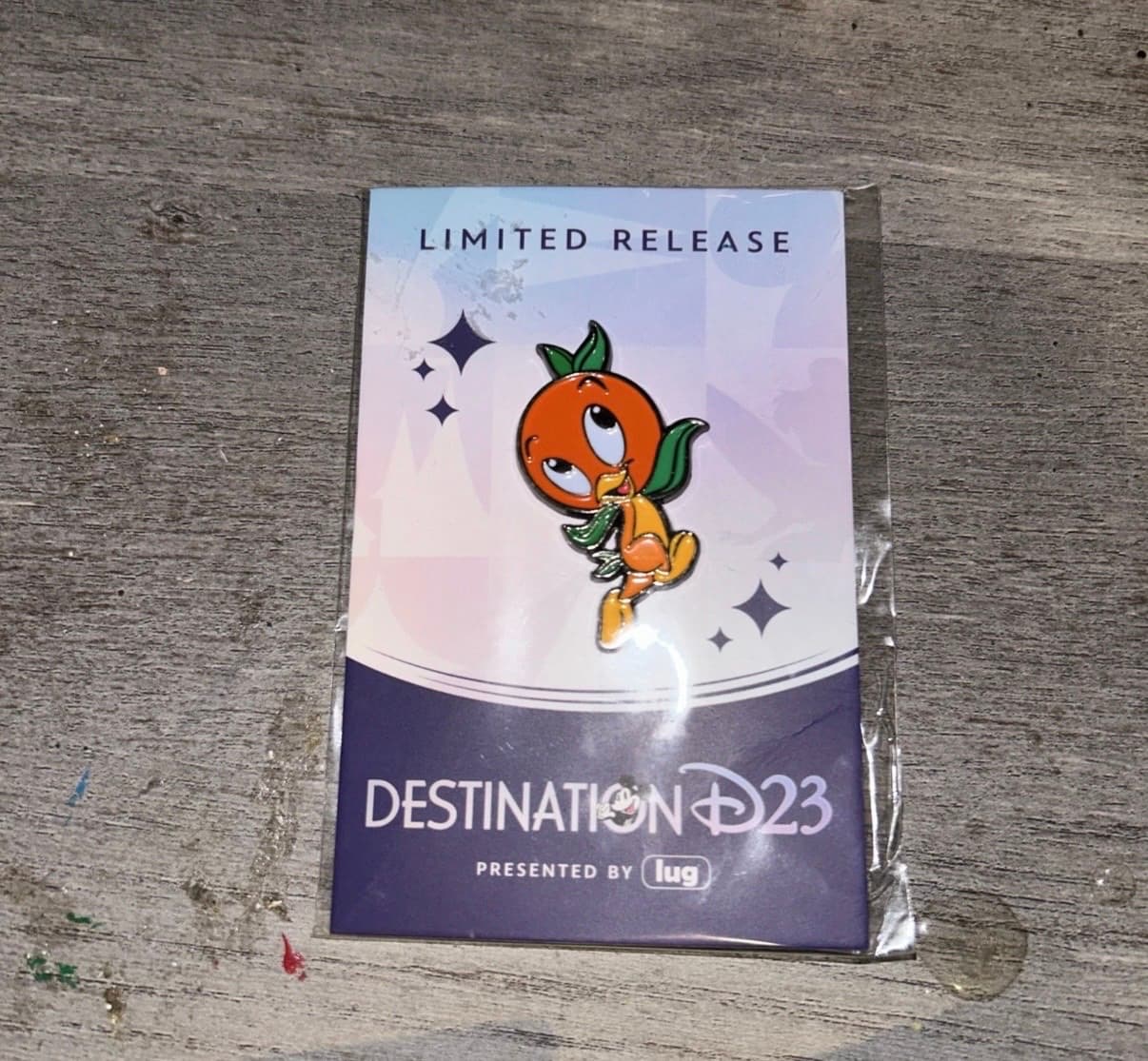 Orange Bird Destination D23 Event Exclusive Pin front