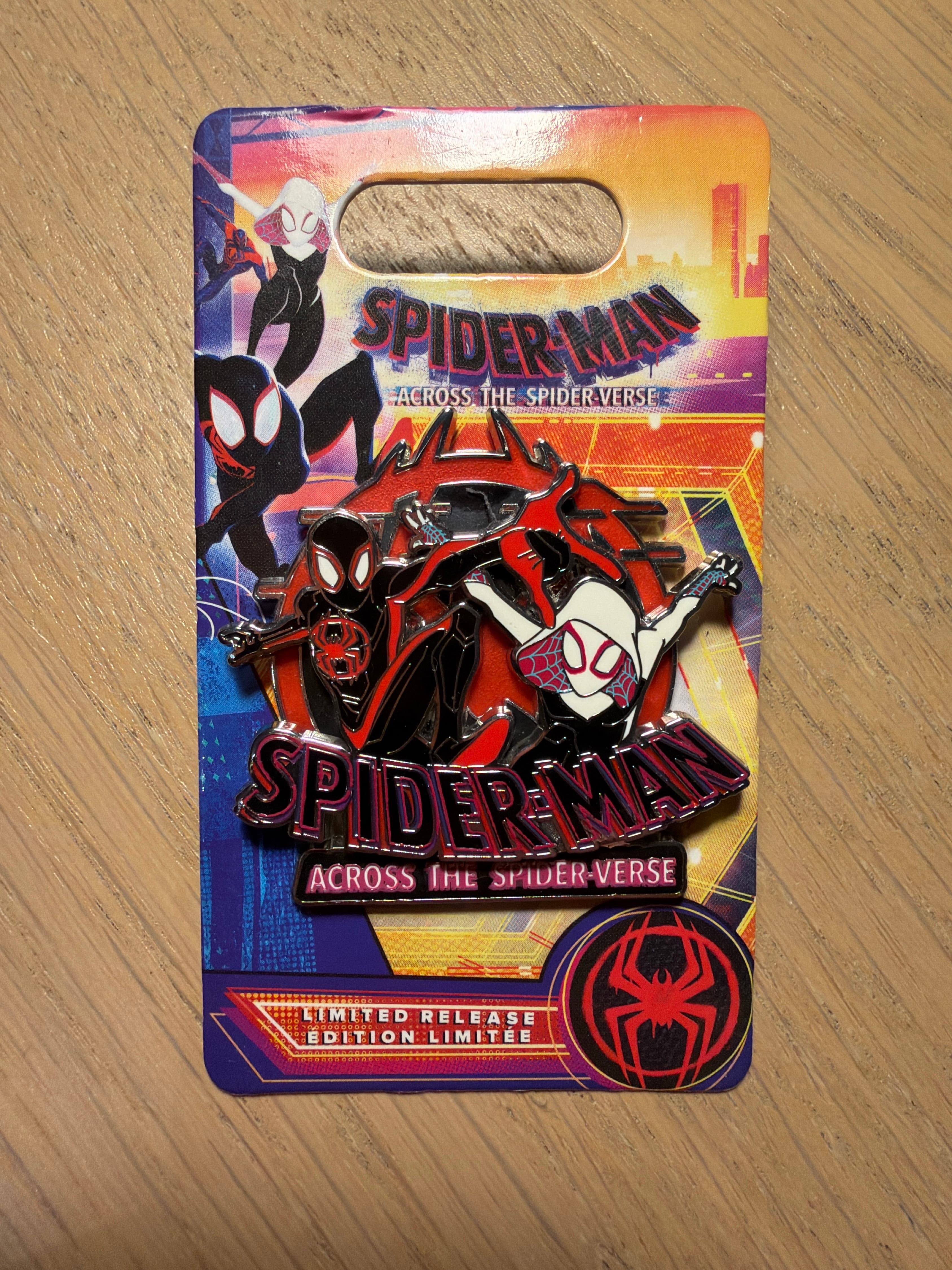 Spider-Man: Across the Spider-Verse - Miles Morales and Spider-Gwen Pin front