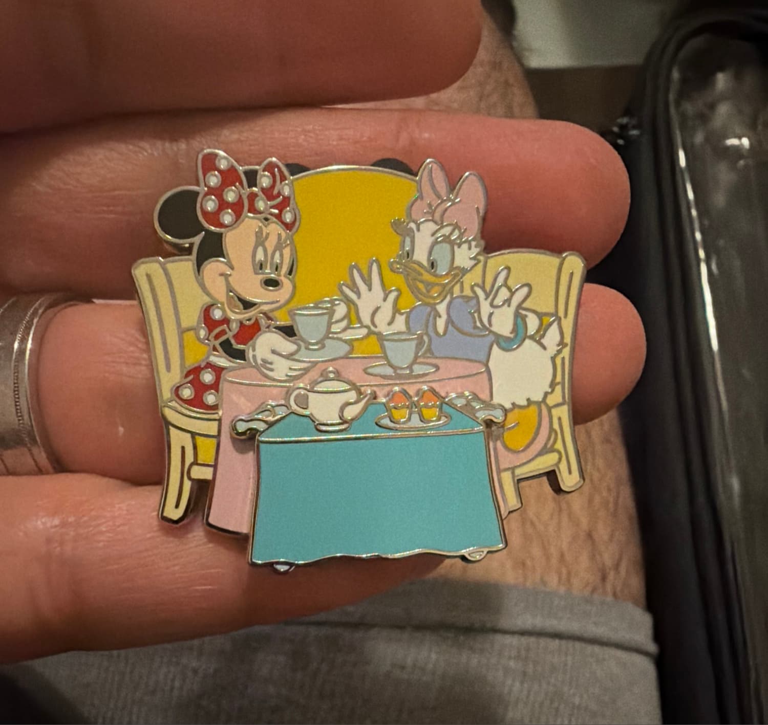 Minnie Mouse & Daisy Duck Tea Time Pin front