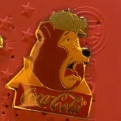 Big Al Walt Disney World 15th Anniversary Coca Cola Pin front