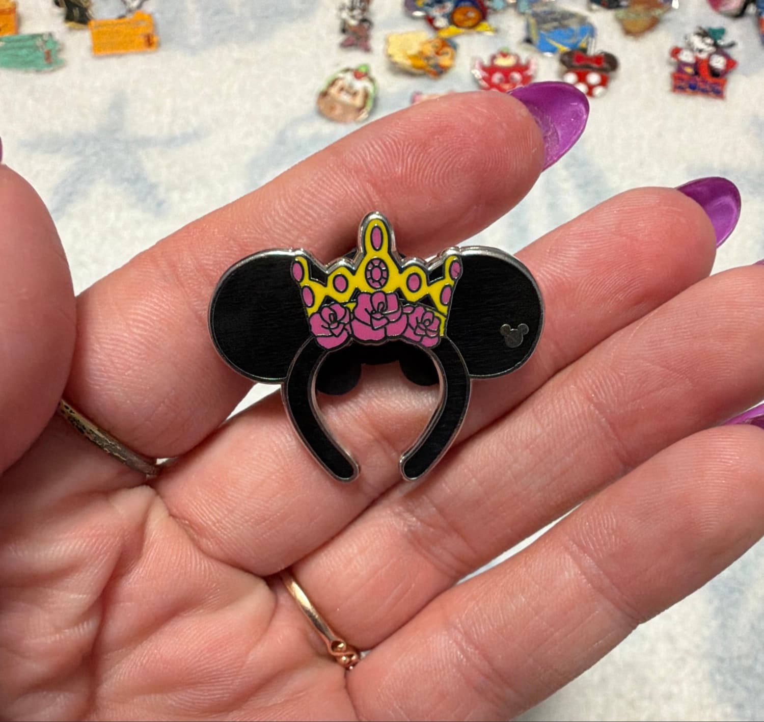 Minnie Mouse Ears Headband Princess Tiara front