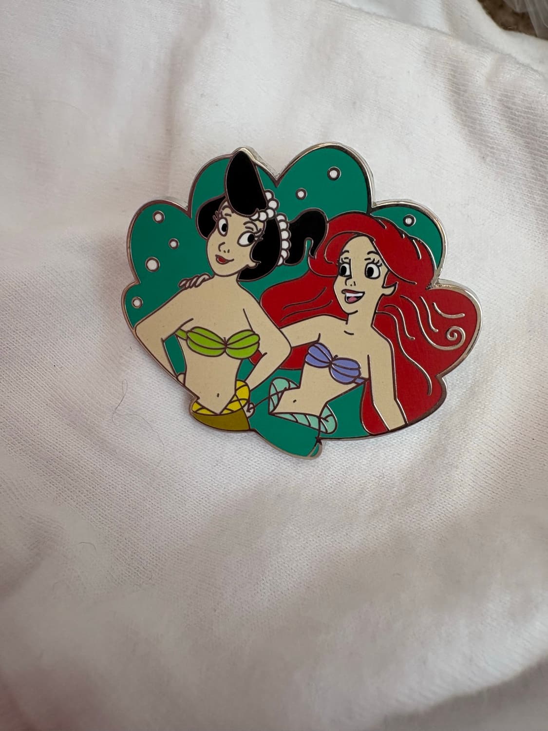 Ariel and Aquata in Clam Shell front