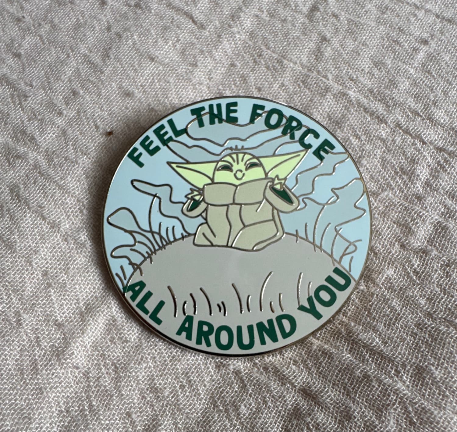 Grogu - Star Wars Mandalorian - Feel the Force All Around You front