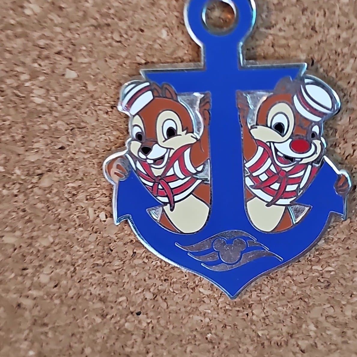 Disney Cruise Line Character Anchor Booster Set - Sailors Chip & Dale Pin front