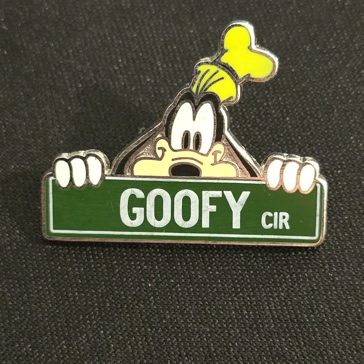 Goofy Cir Street Sign Pin front