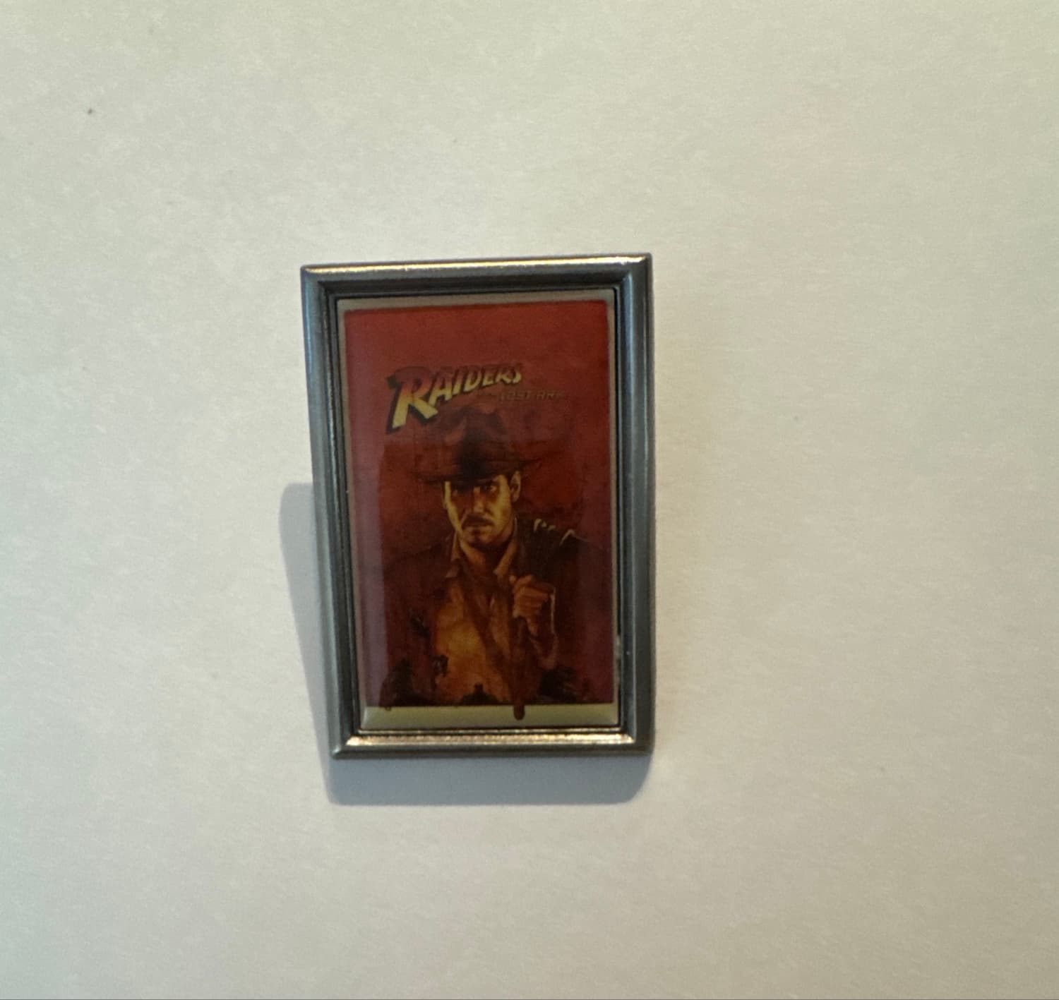 Indiana Jones Poster Pin - Raiders of the Lost Ark front