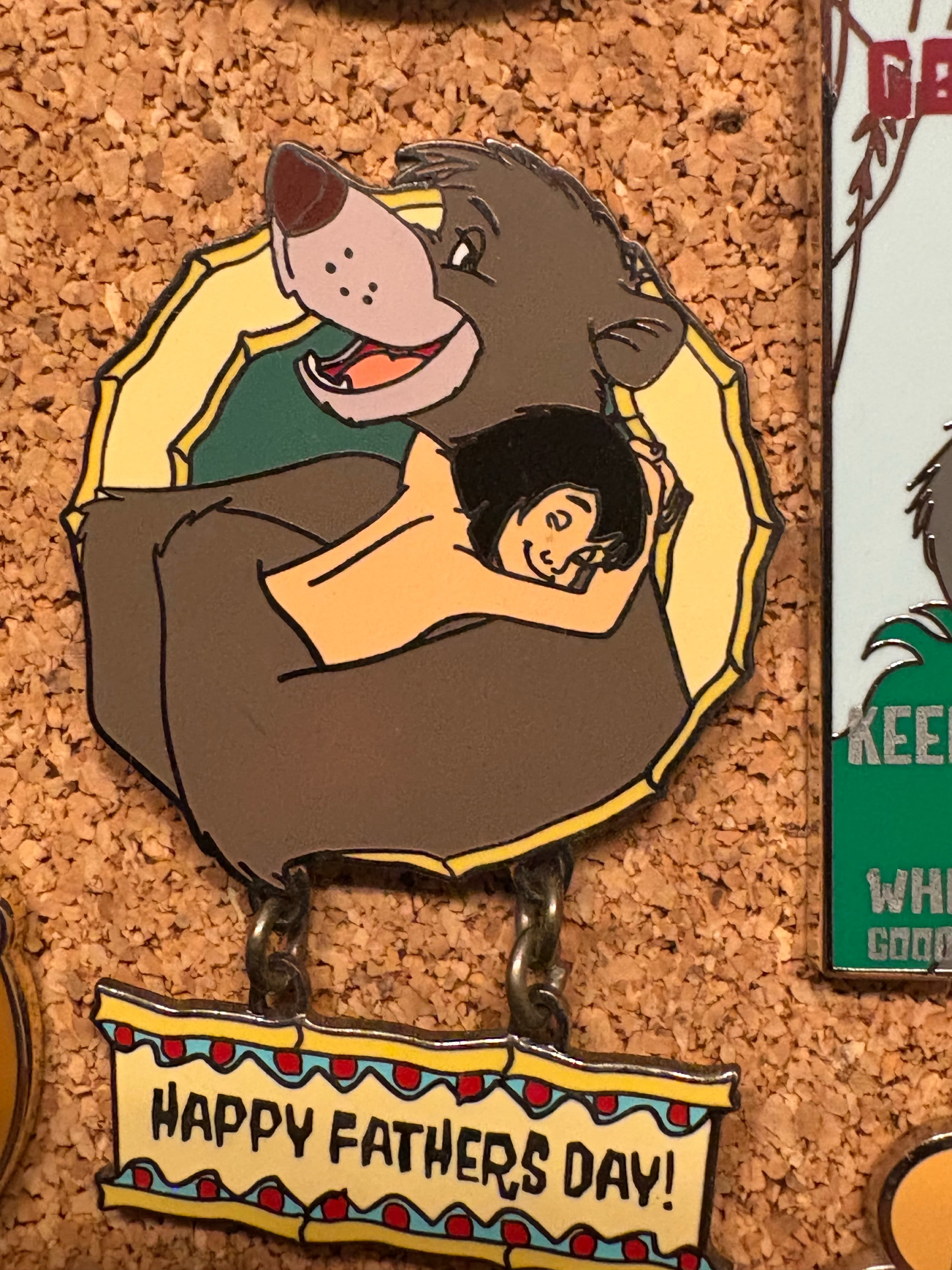 DLR - Happy Father's Day 2003 (Baloo & Mowgli) Dangle front