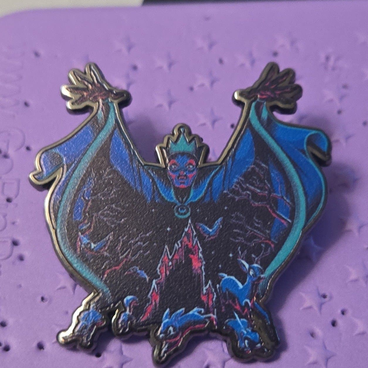 Maleficent Villains Castle Takeover Pin front
