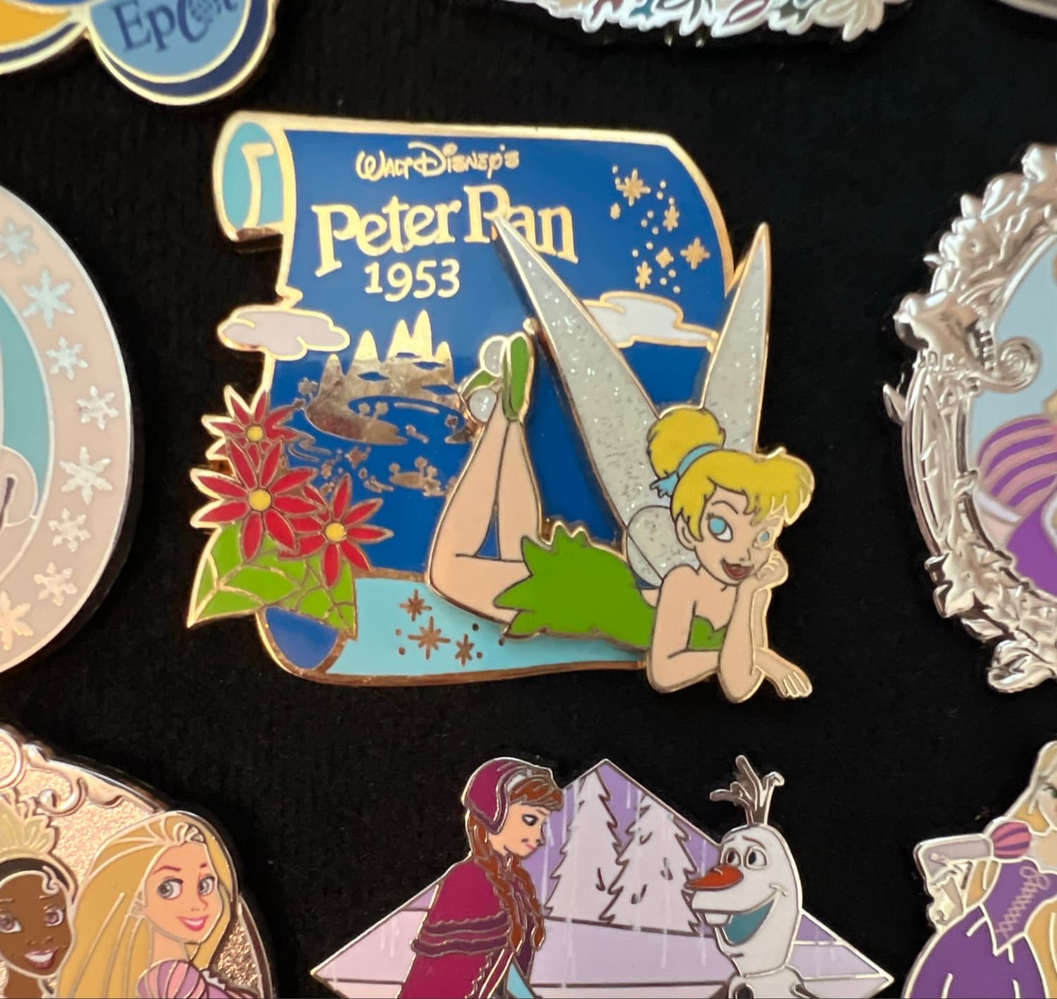 Tinker Bell Peter Pan 50th Anniversary Pin front