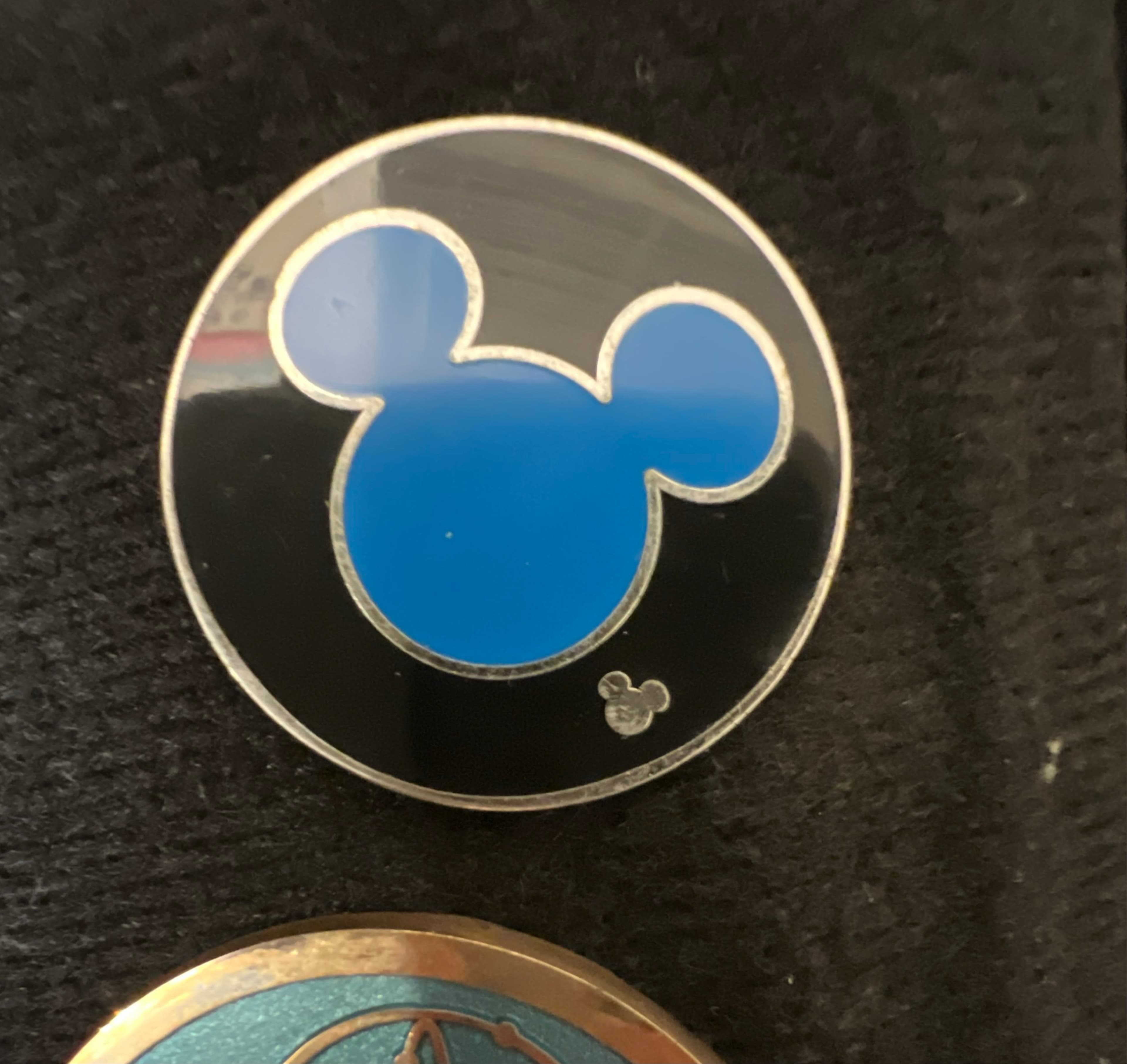 Mickey Icon Blue - Hidden Mickey front