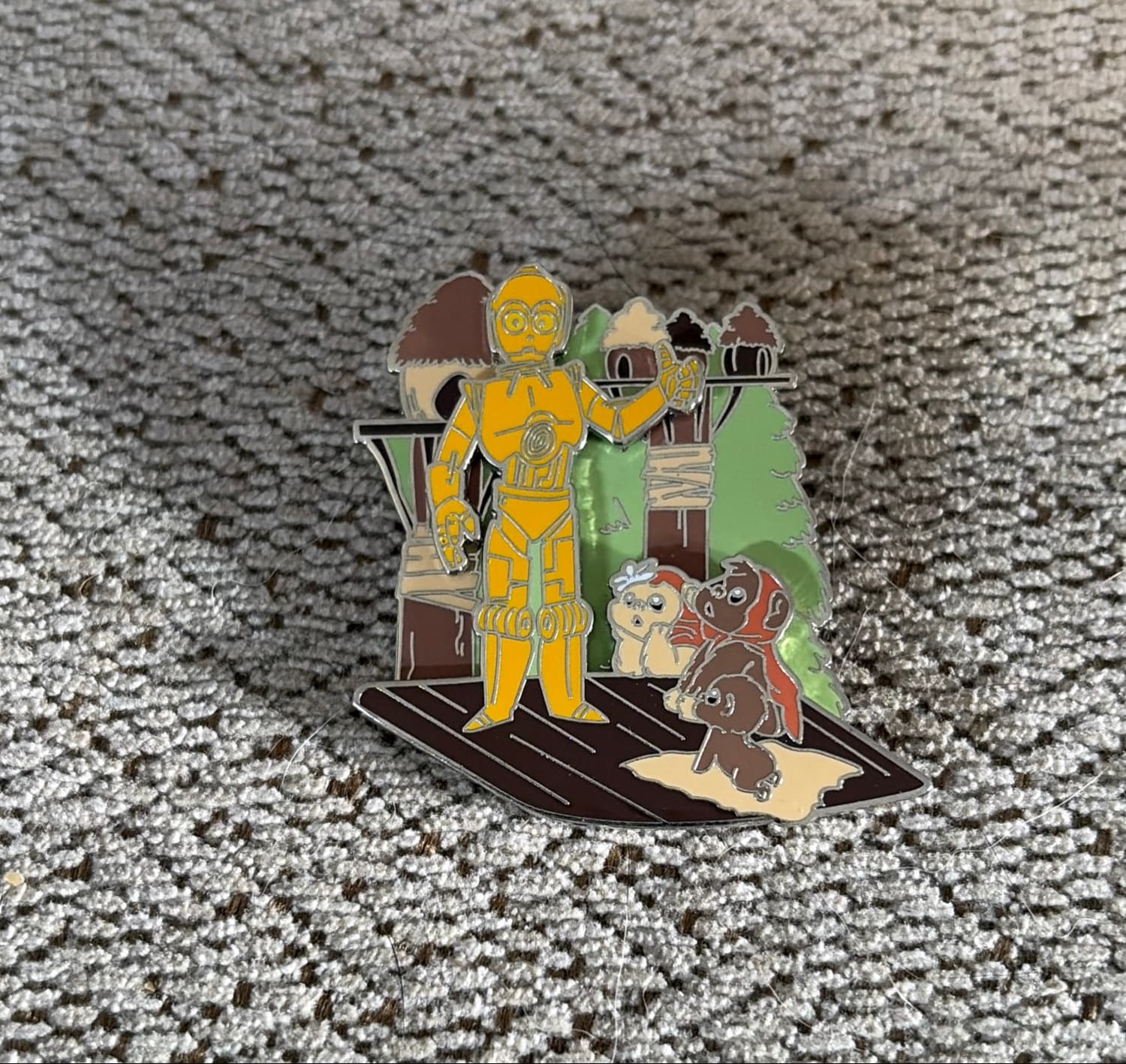 C-3PO and Ewoks - Star Wars Stylized Scenes front