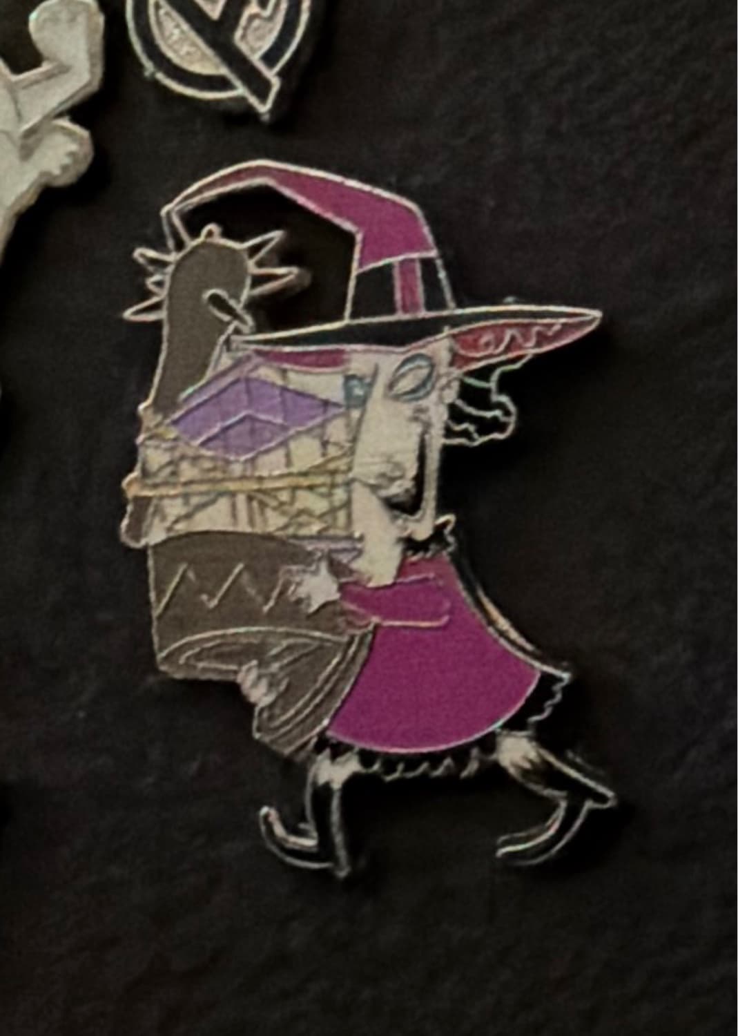 Shock Walking - 25th Anniversary The Nightmare Before Christmas Pin front