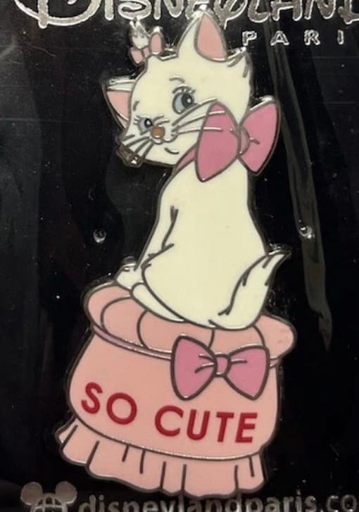 Aristocats Marie So Cute Kitten Cat Cushion Pin front