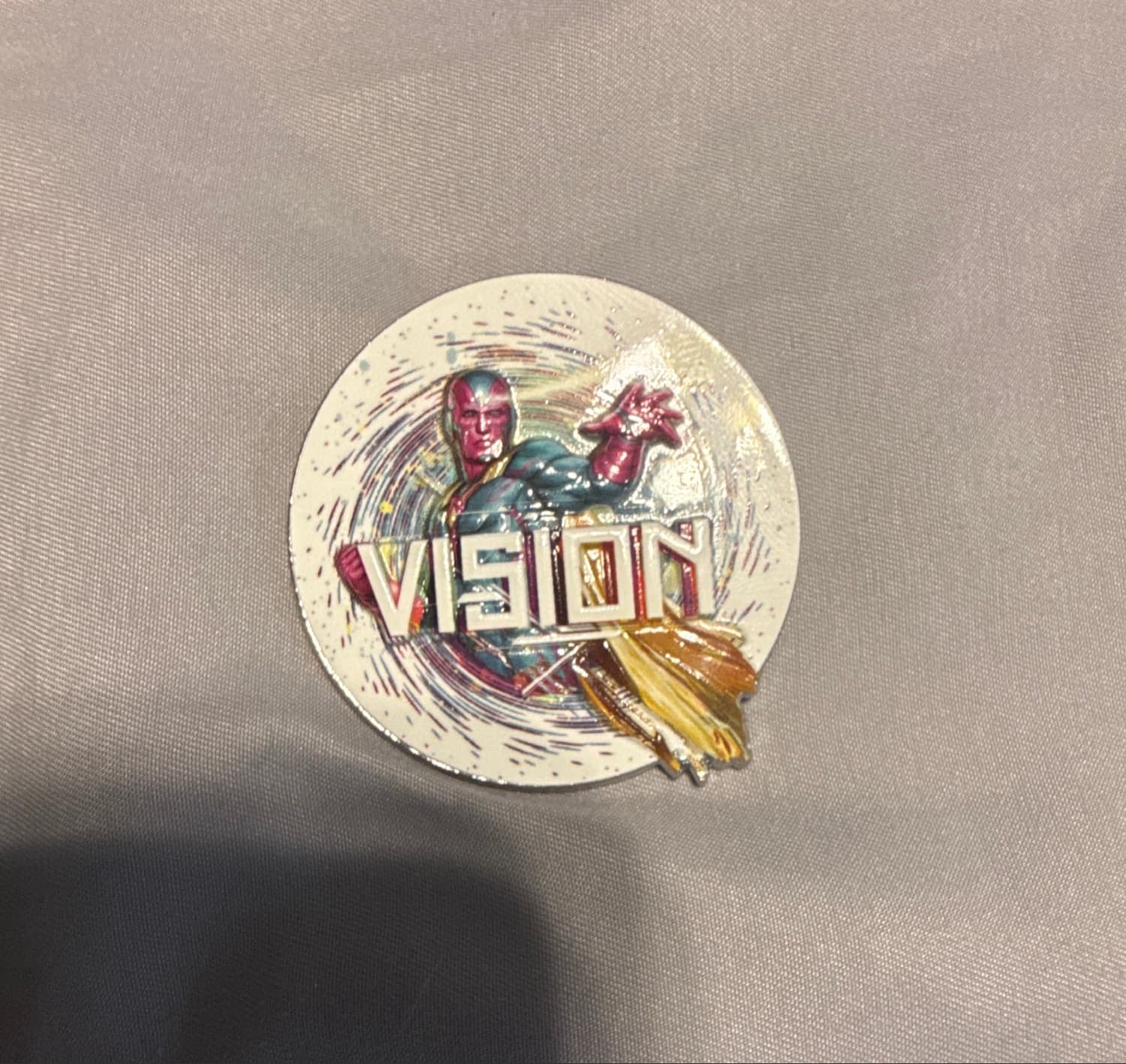 Disney Parks Marvel Studios Vision Pin front