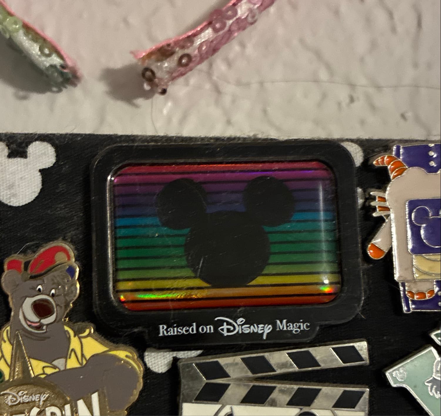 Mickey Head Screen - Raised on Disney Magic - Television Set front