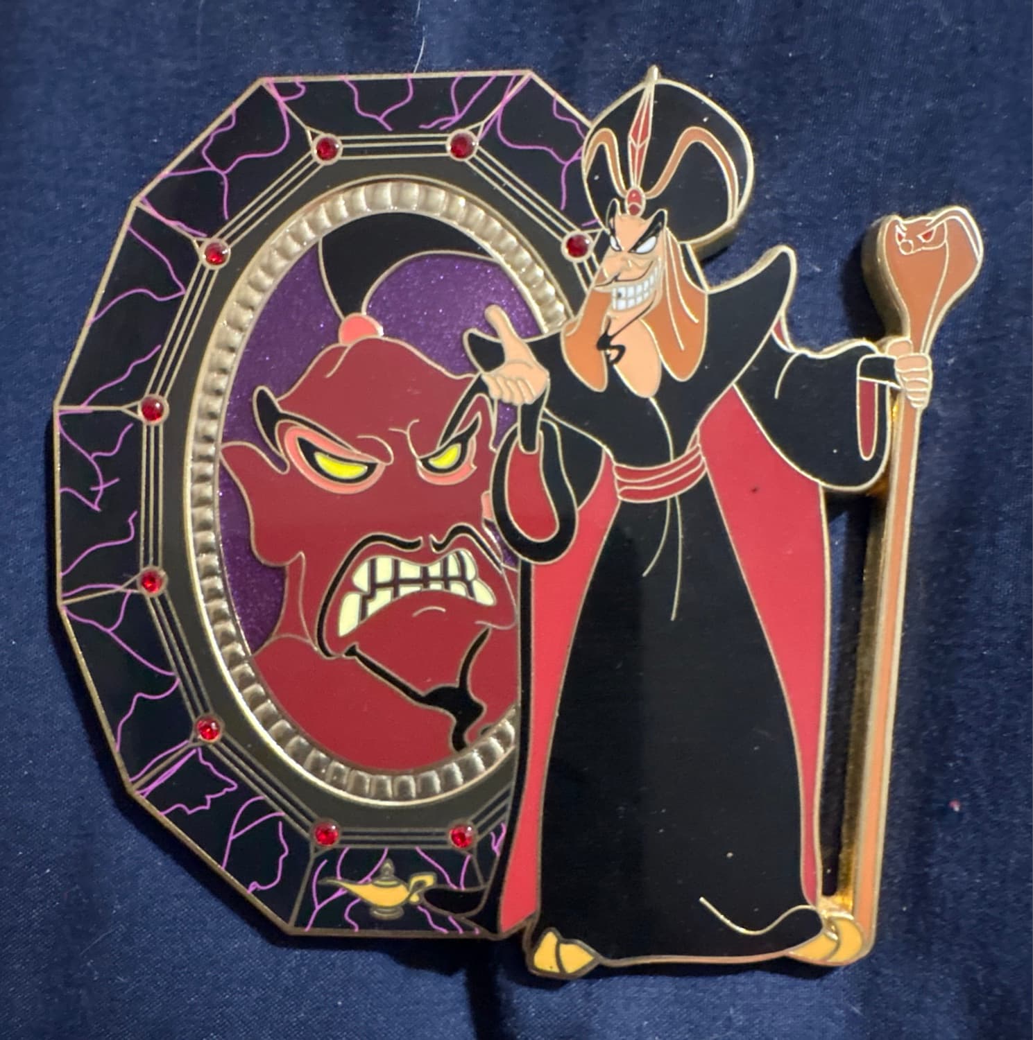 Disney Fantasy Jafar Jekyll and Hyde Villains Series Pin front
