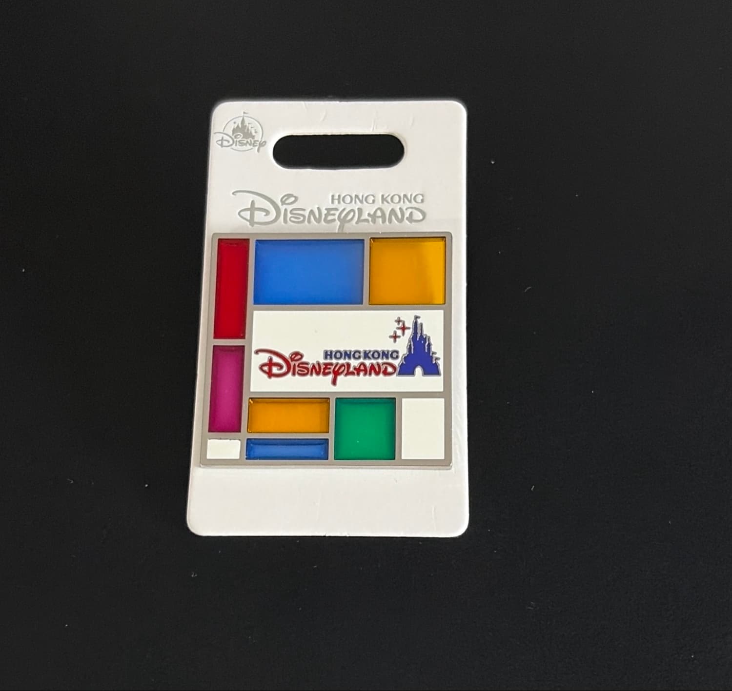 Colorful 'Hong Kong Disneyland' Pin front