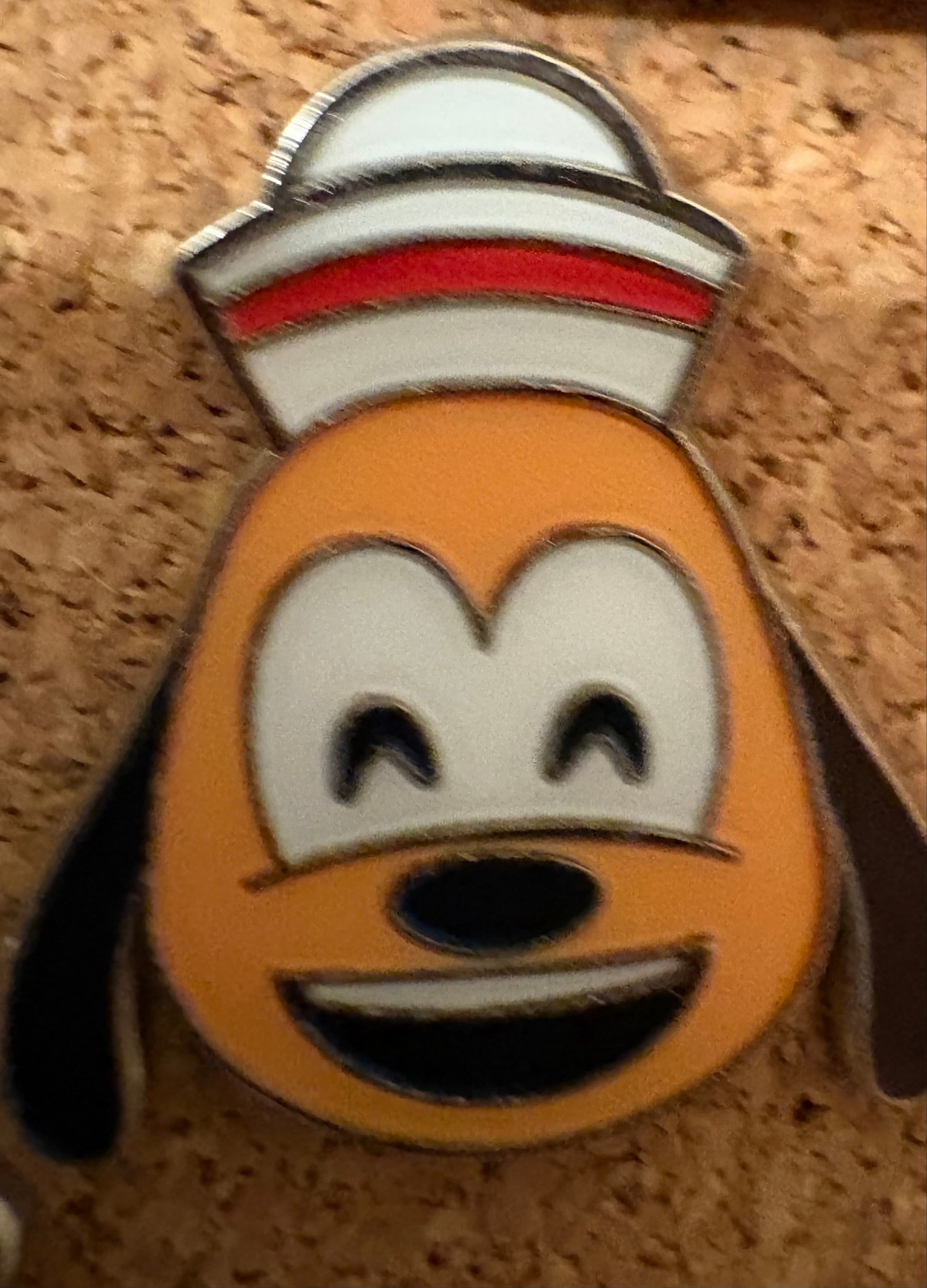 Pluto Disney Cruise Line Face Pin front