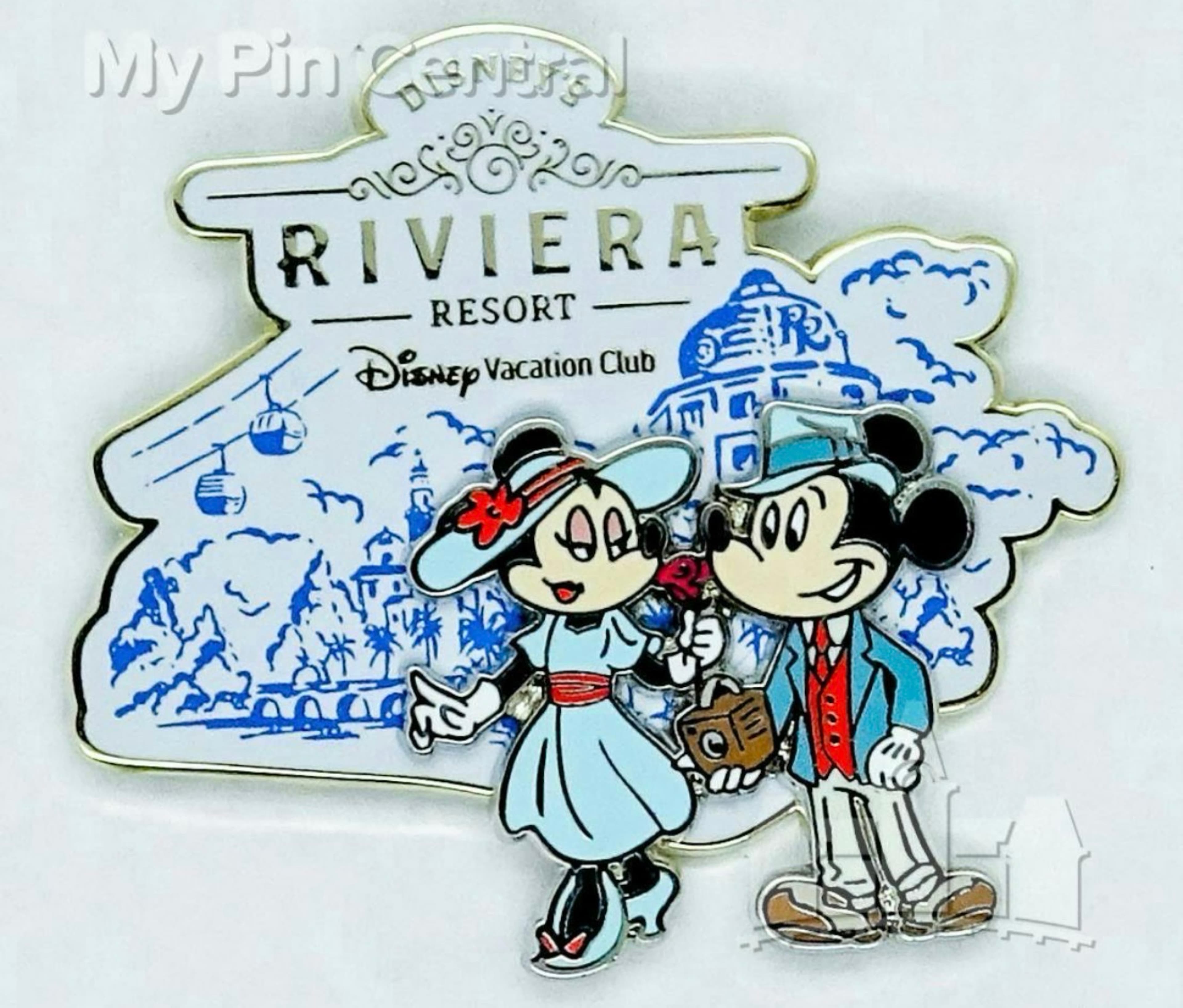 Disney's Riviera Resort - Mickey & Minnie with Camera front