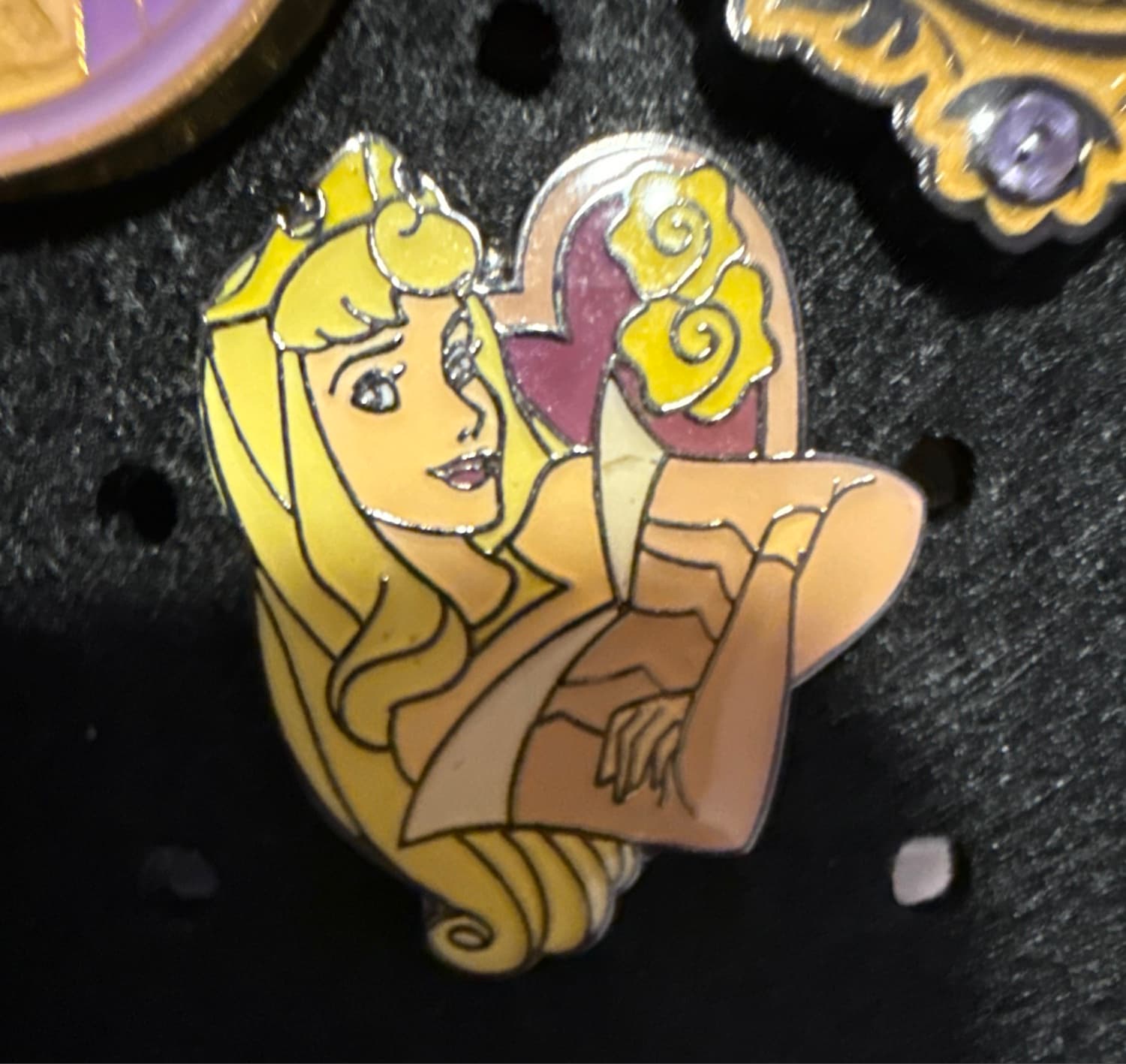 Sleeping Beauty Aurora with Heart & Flowers front