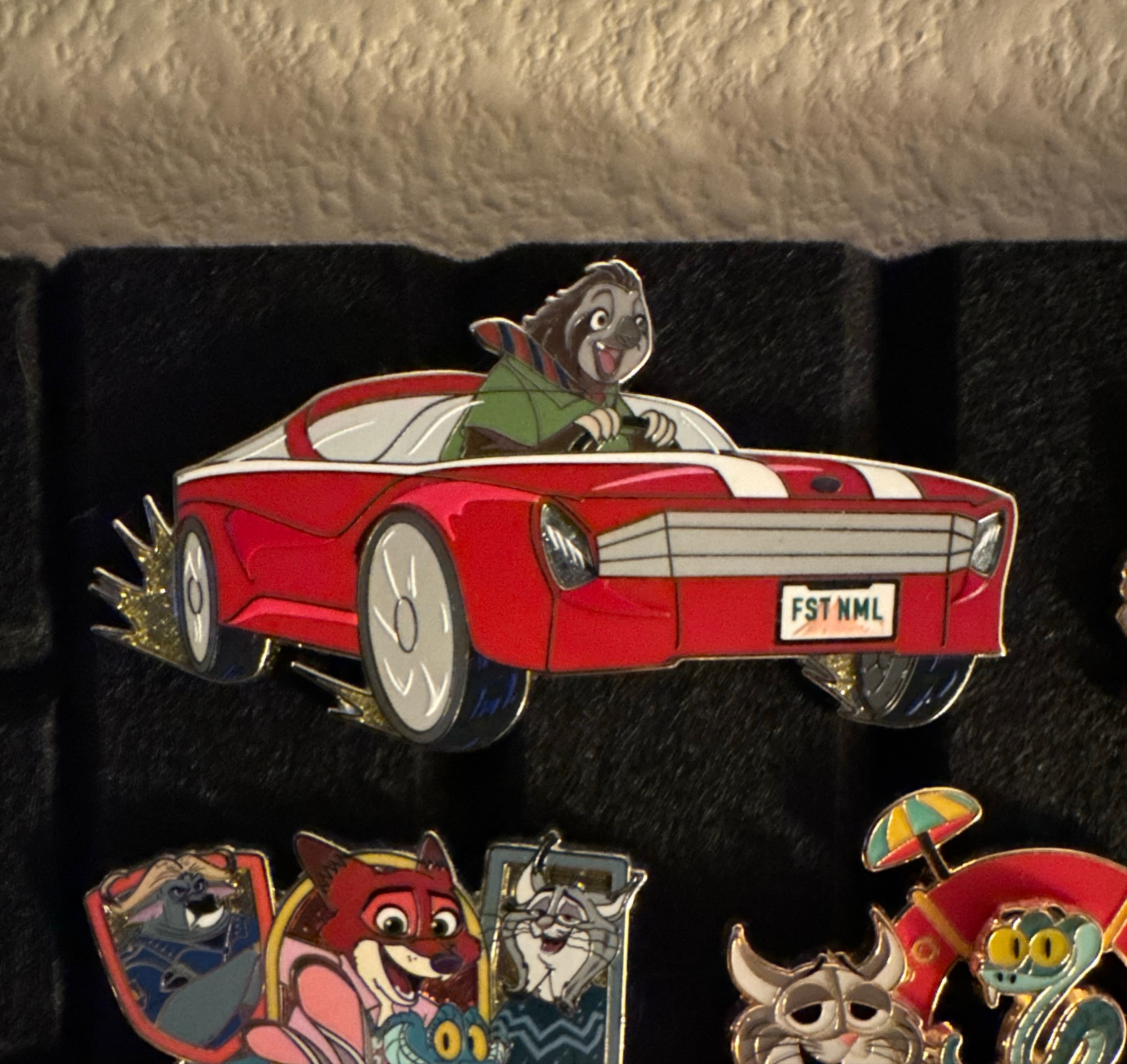 Grand Prix Zootopia Flash Pin front