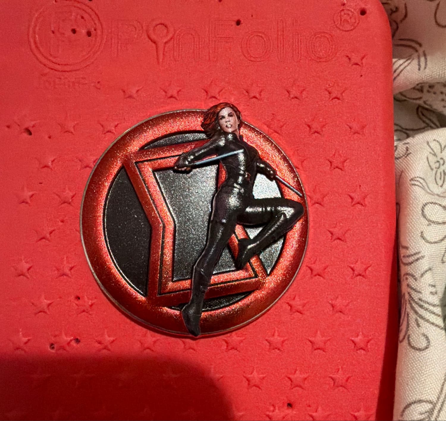 Marvel Avengers Black Widow Pin front