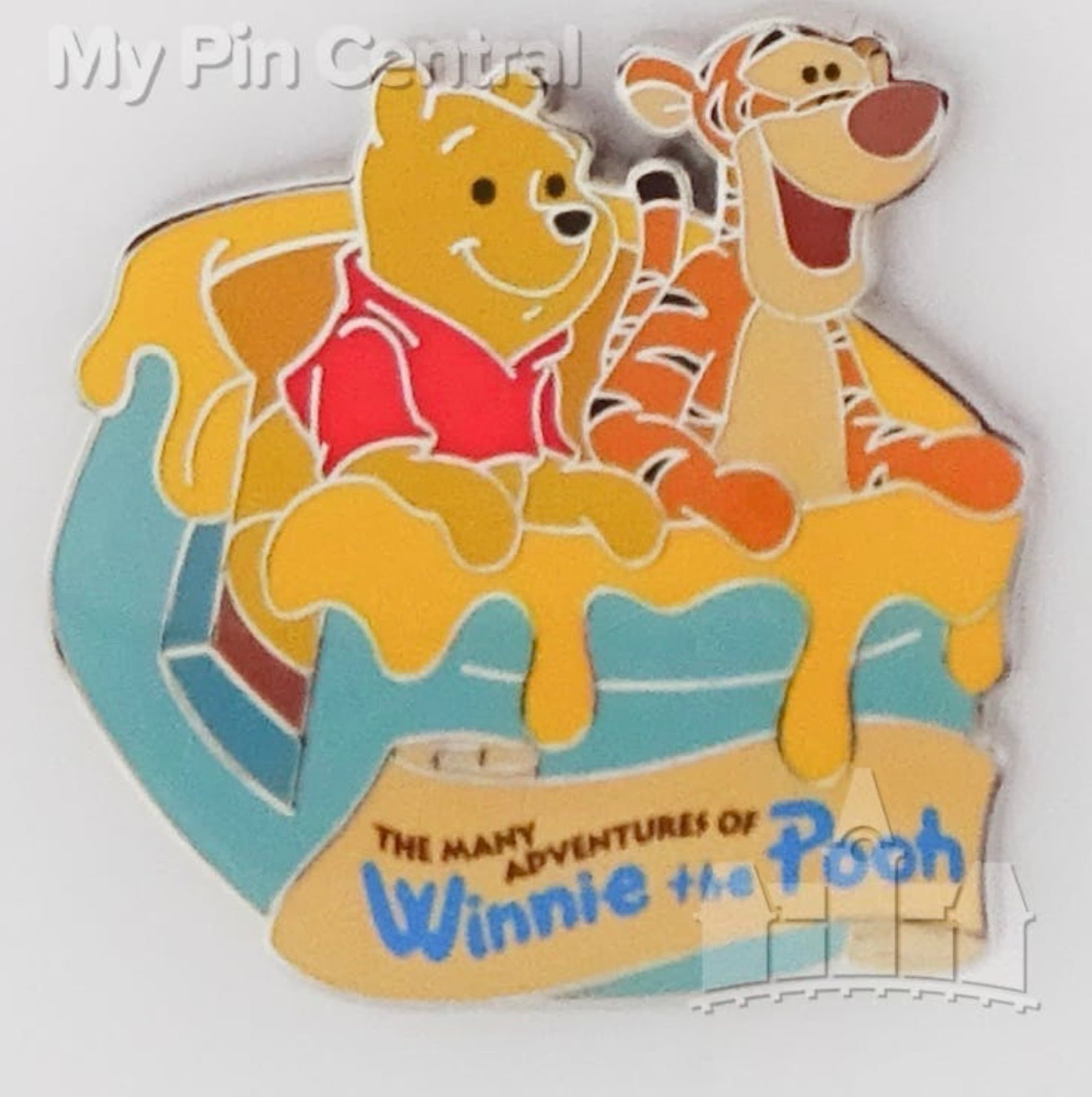 Pooh and Tigger riding The Many Adventures of Winnie the Pooh front