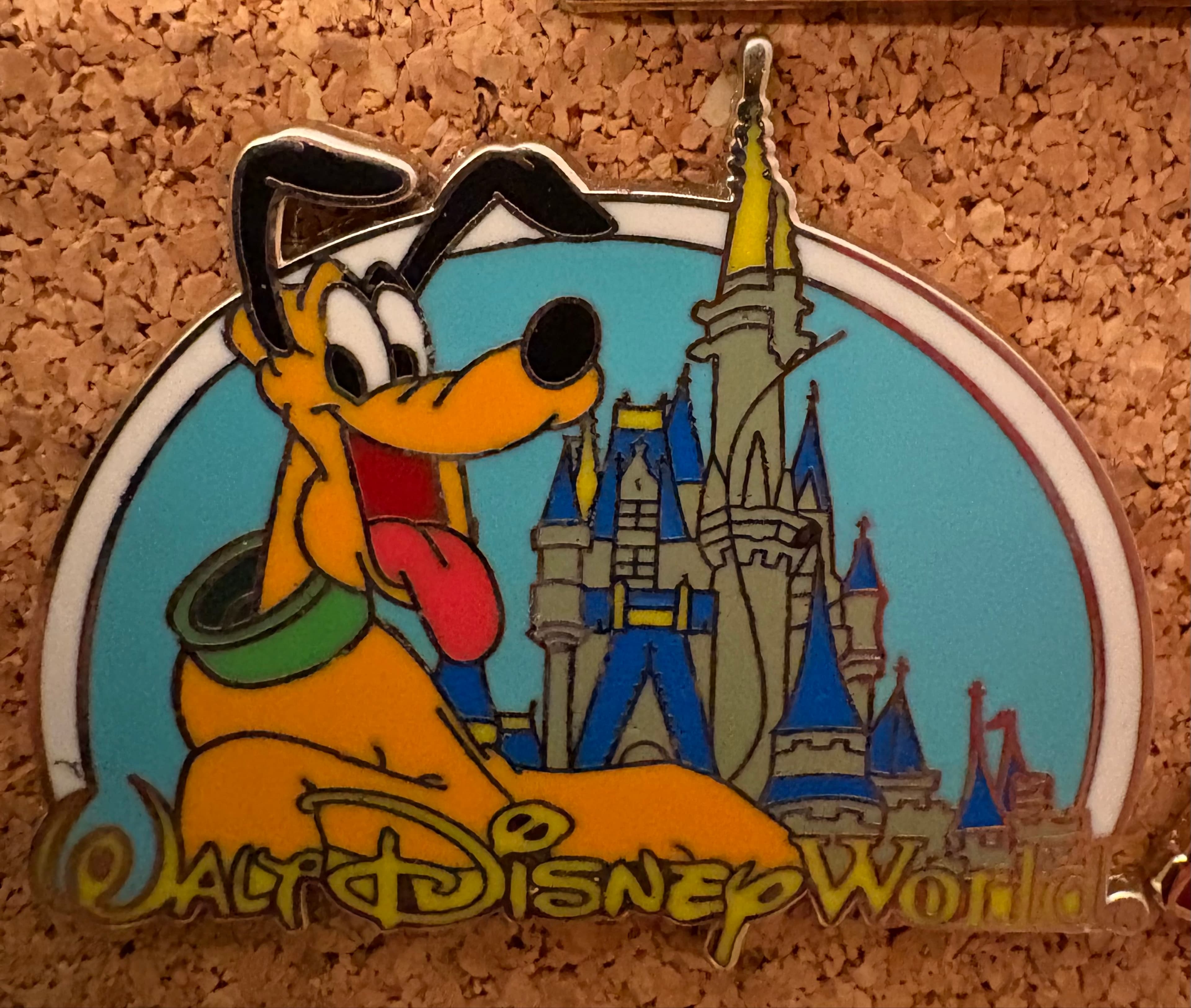Pluto - Disney Characters With Cinderella Castle front
