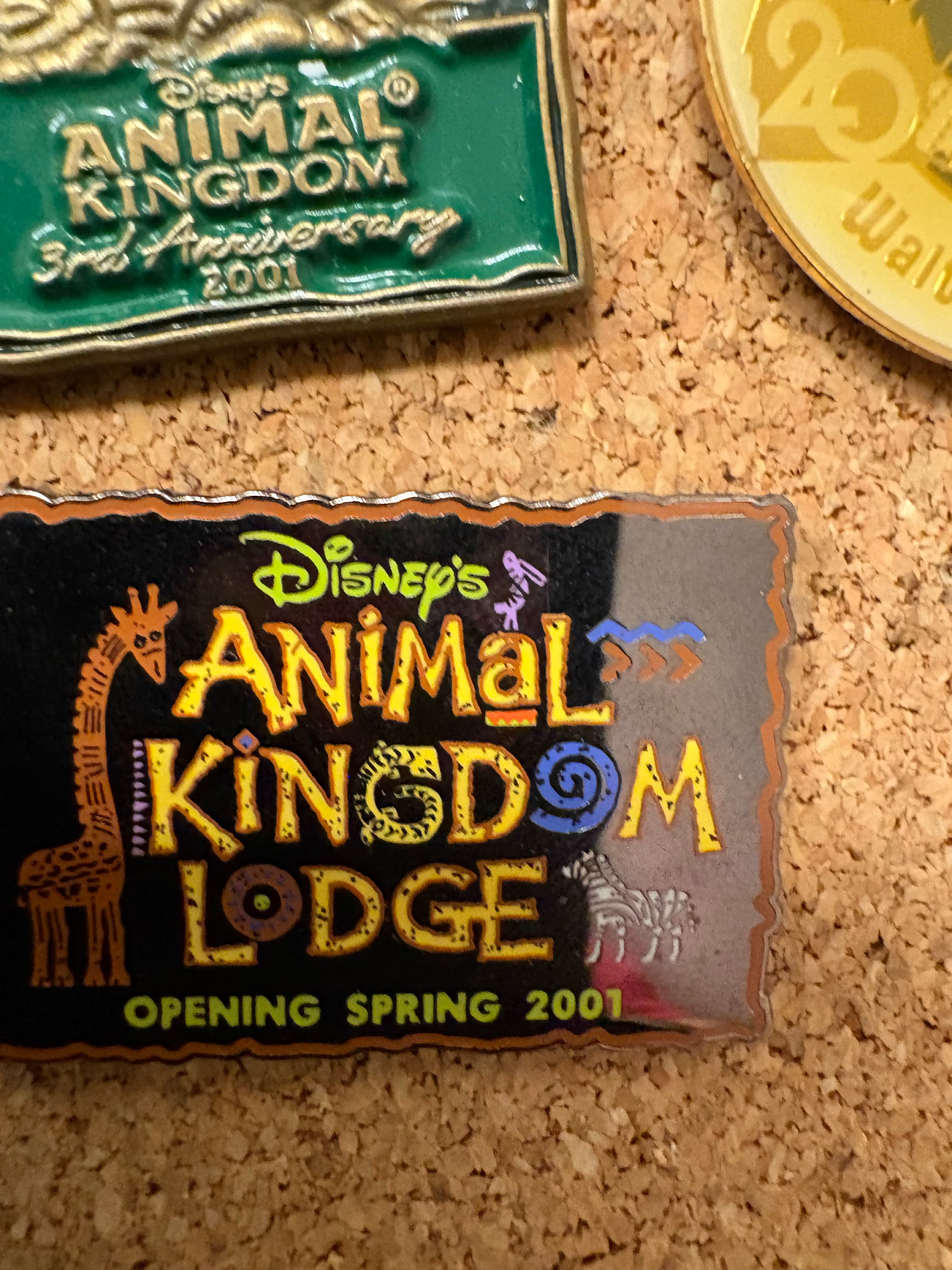 Walt Disney World Animal Kingdom Lodge Opening Spring 2001 Pin front