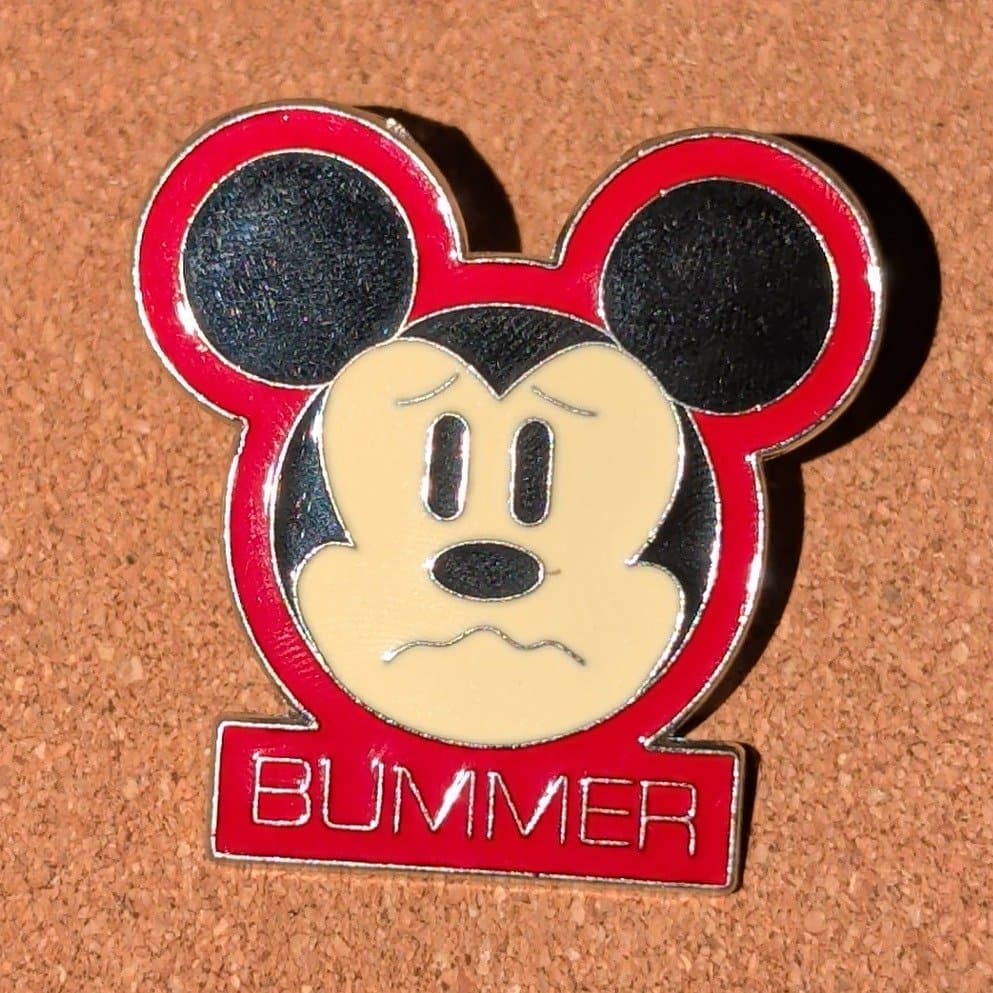 Mickey Expressions - BUMMER front