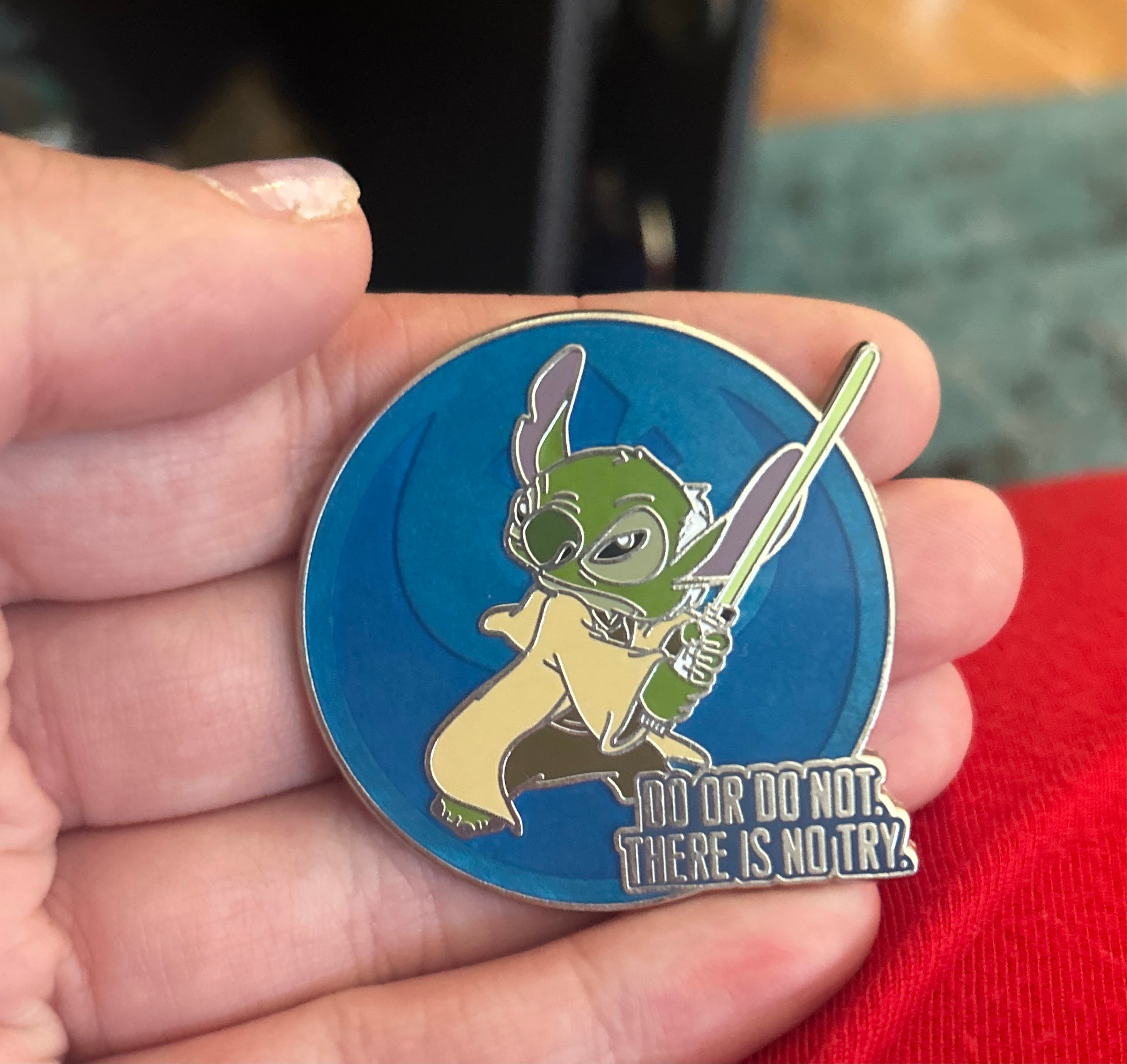 Yoda stitch do or do not there is no try front