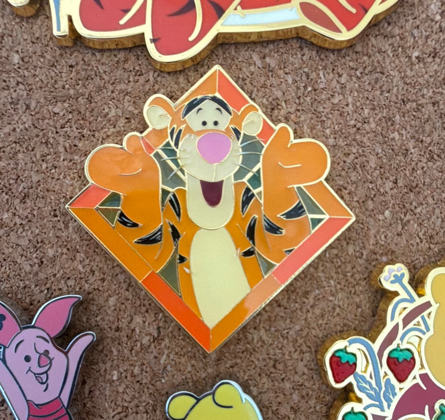 Loungefly Winnie The Pooh Diamond Mystery Pin - Tigger front
