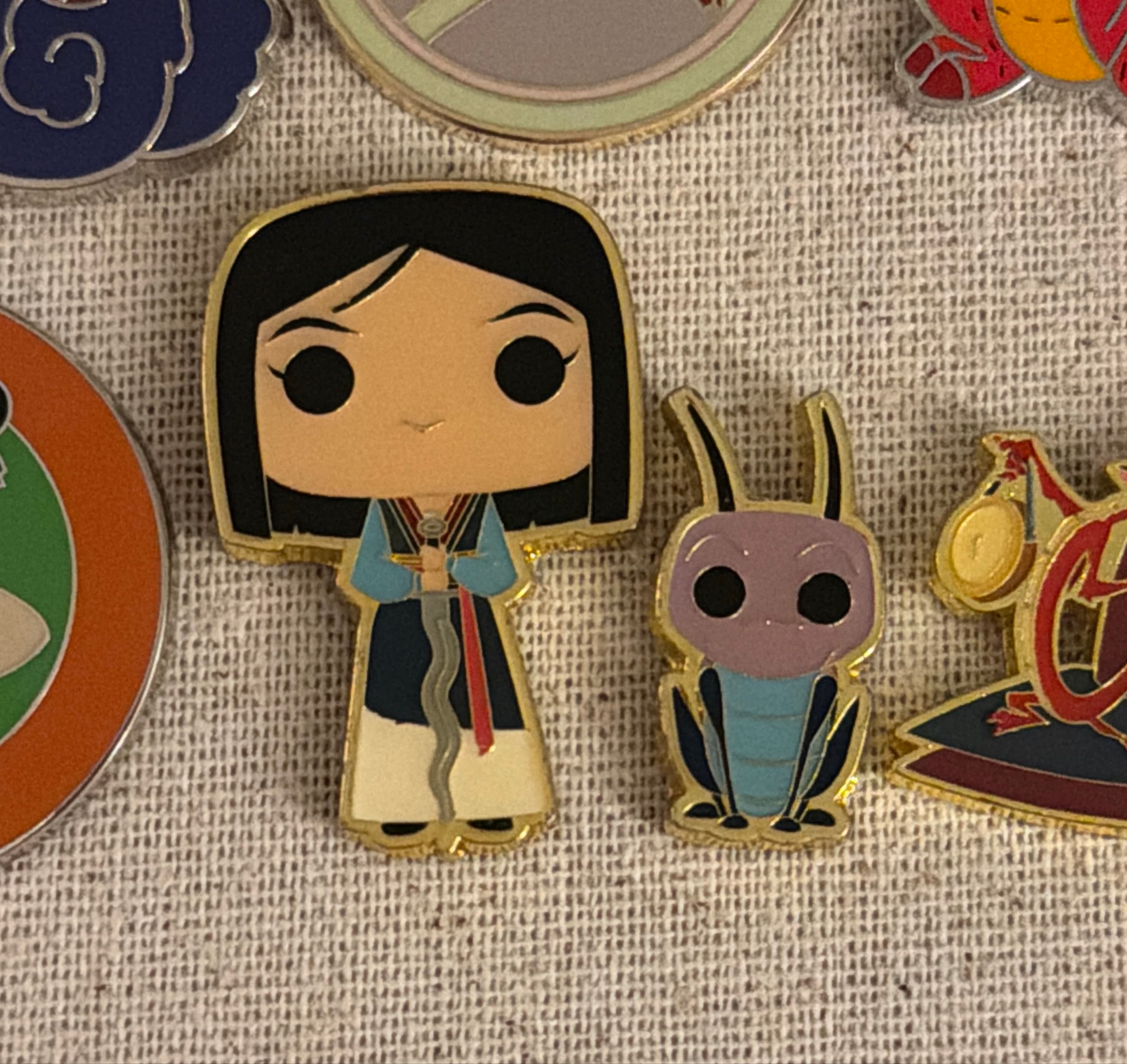 Mulan and Cri-Kee front