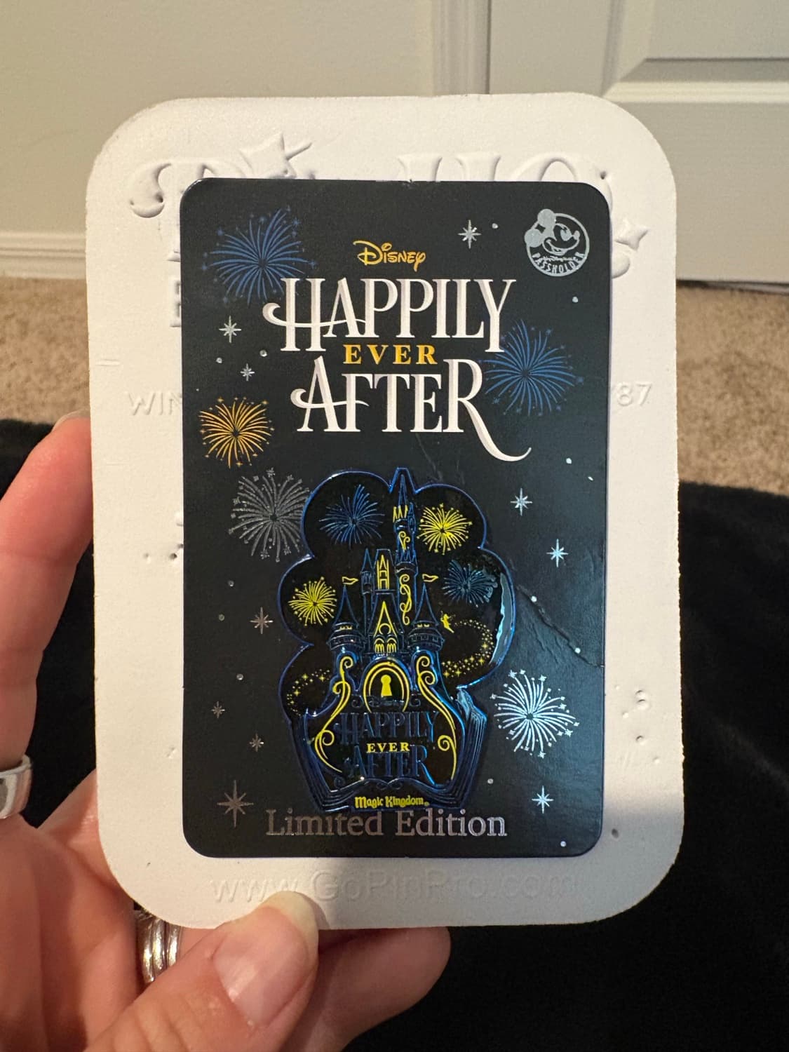 Walt Disney World Annual Passholder Pin - Happily Ever After Fireworks Show front
