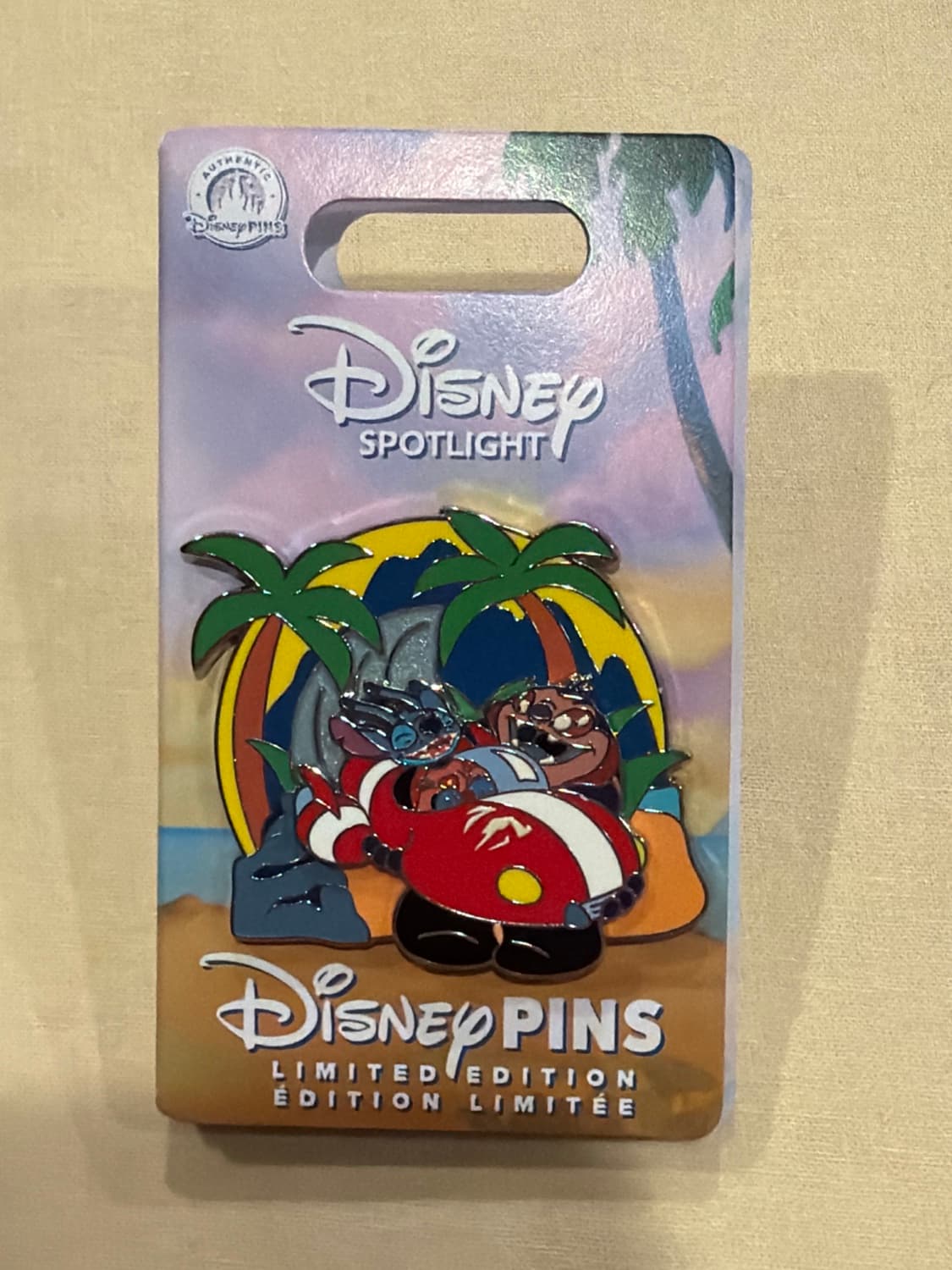 Stitch & Jumba in Red Spaceship - Disney Artist Spotlight Art Series front