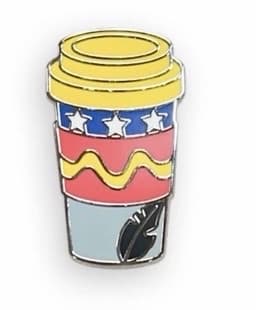 Dumbo Coffee Cup Pin front