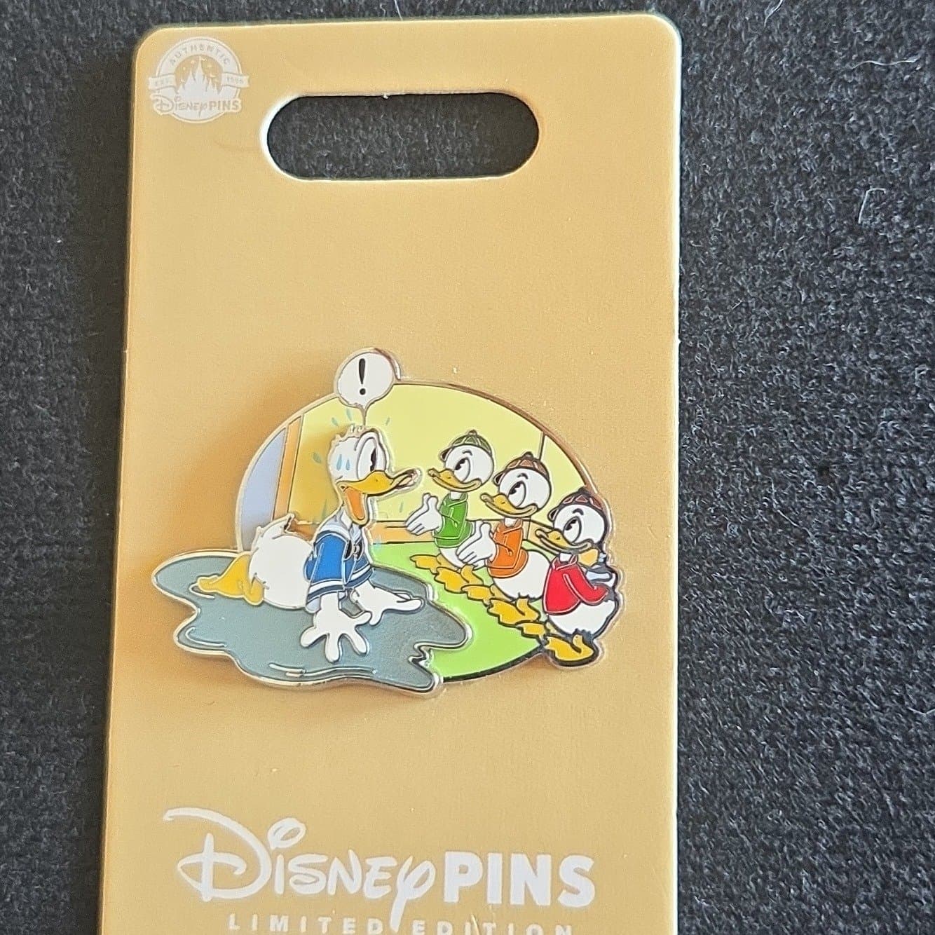 Donald's Nephews 85th Anniversary - Donald Getting Water Ballooned by Huey, Dewey, and Louie front