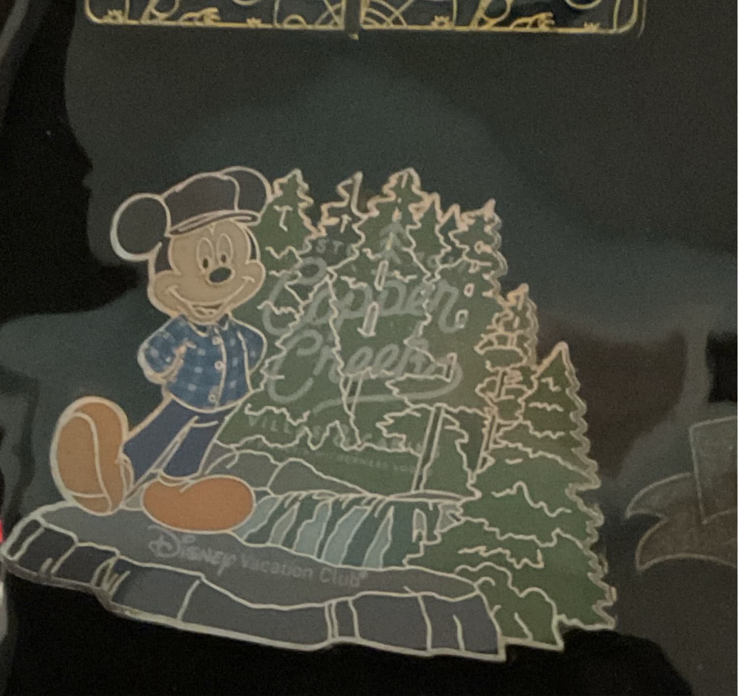 Mickey Mouse Copper Creek Villas & Cabins Disney Vacation Club 2017 Pin front