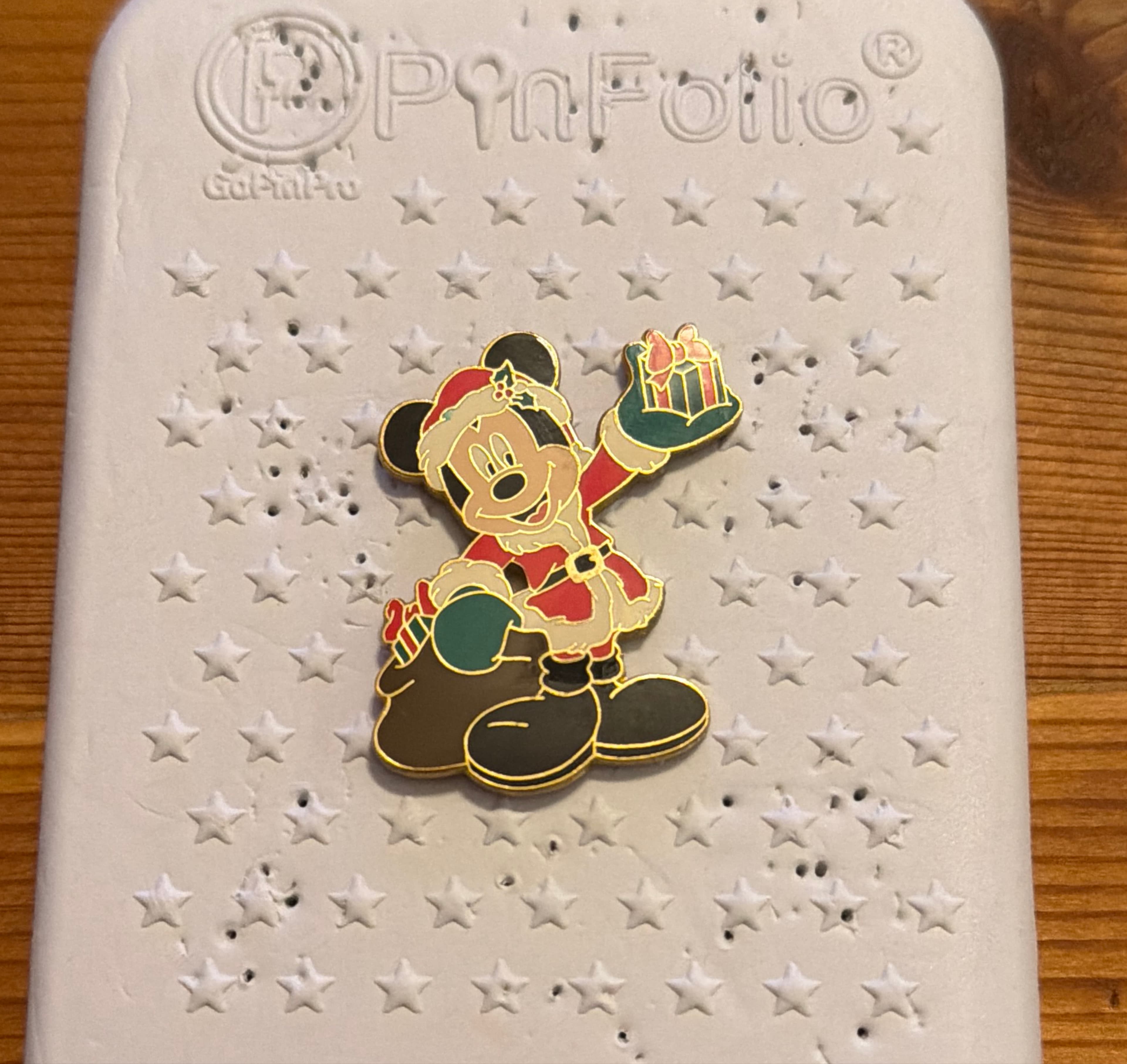 Santa Mickey with a Bag of Presents front