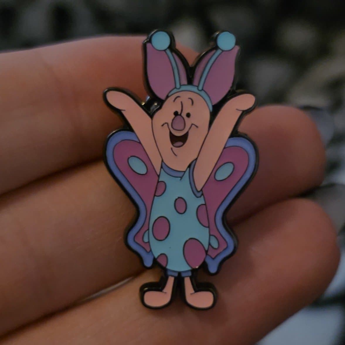 Piglet as Butterfly front