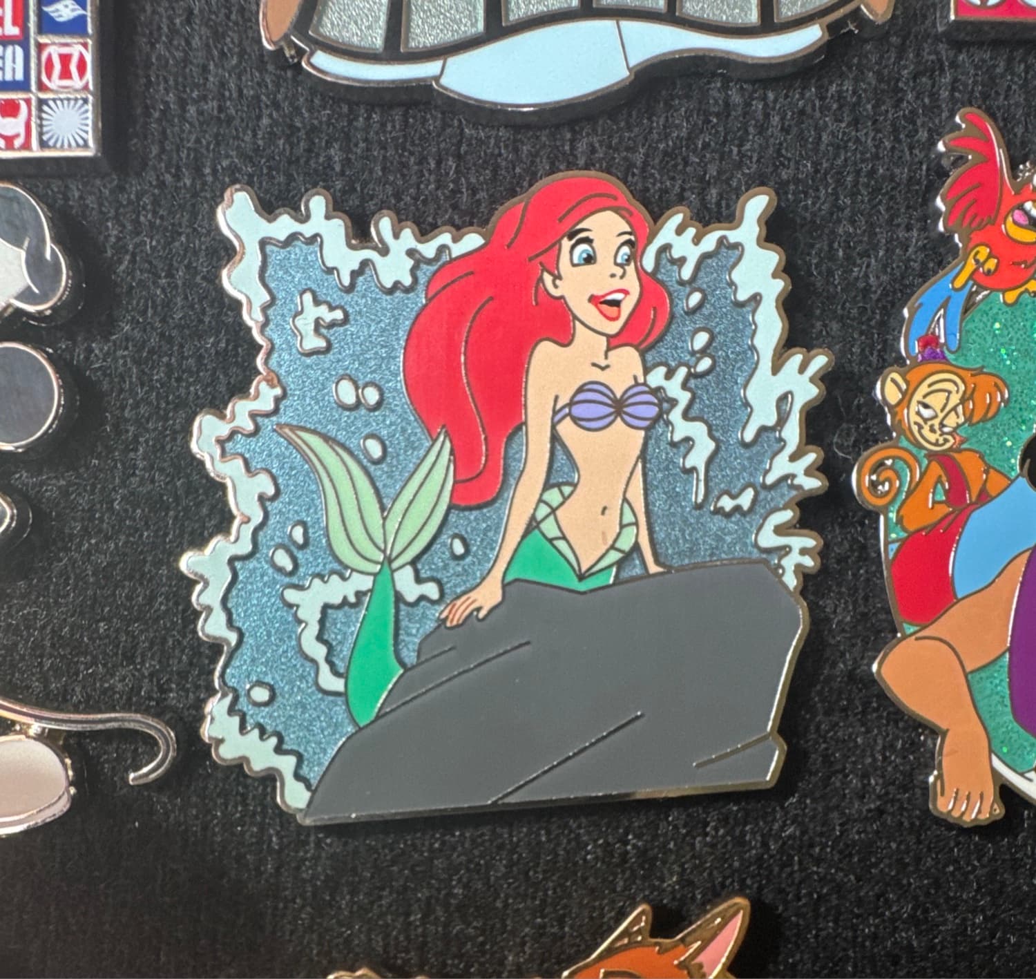 The Little Mermaid - Ariel Mermaid Rock Glitter front